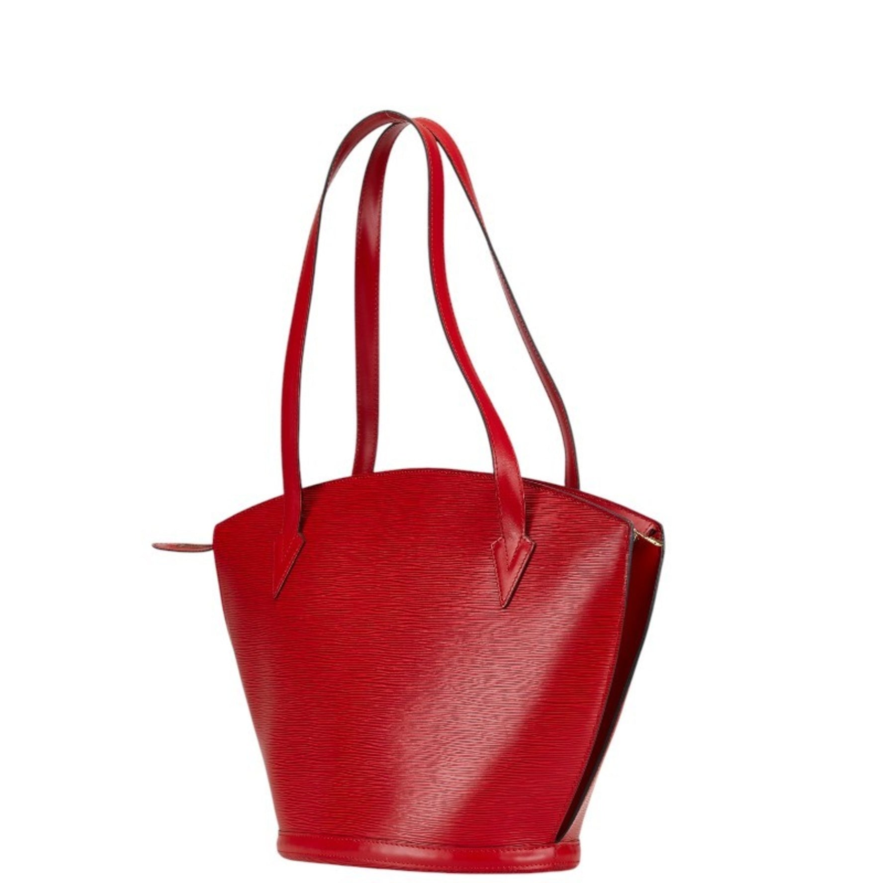 Louis Vuitton Epi Saint Jacques Shoulder Bag Tote Castilian Red Leather
