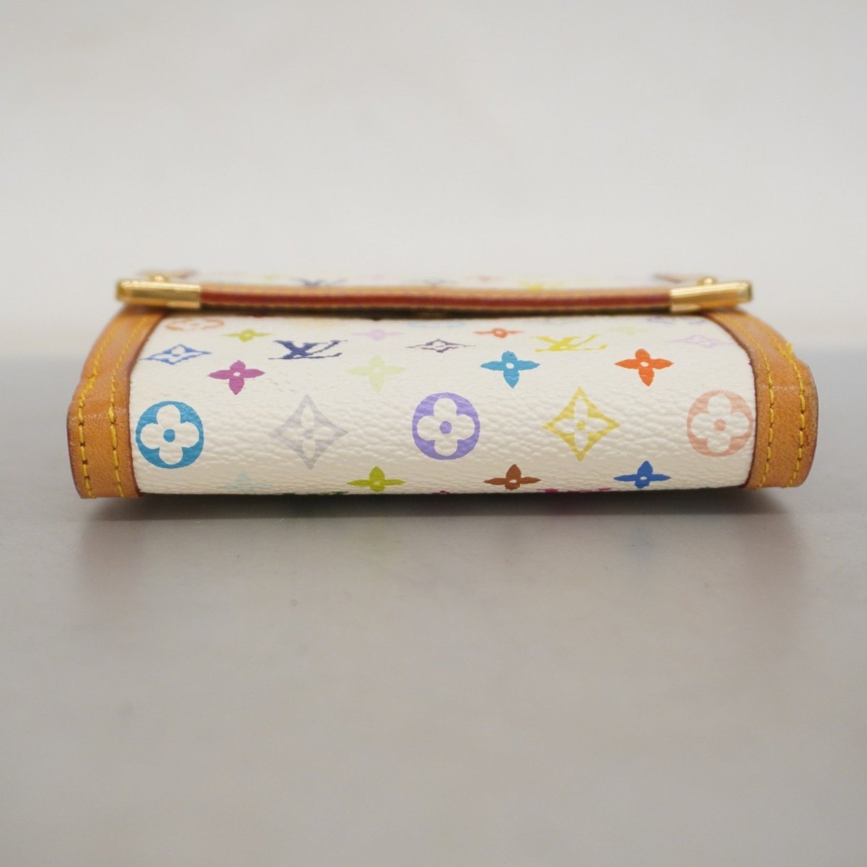 Louis Vuitton Monogram Multicolore Tri-fold Wallet, Porte-Monnaie-Vieux Carte-Crédit