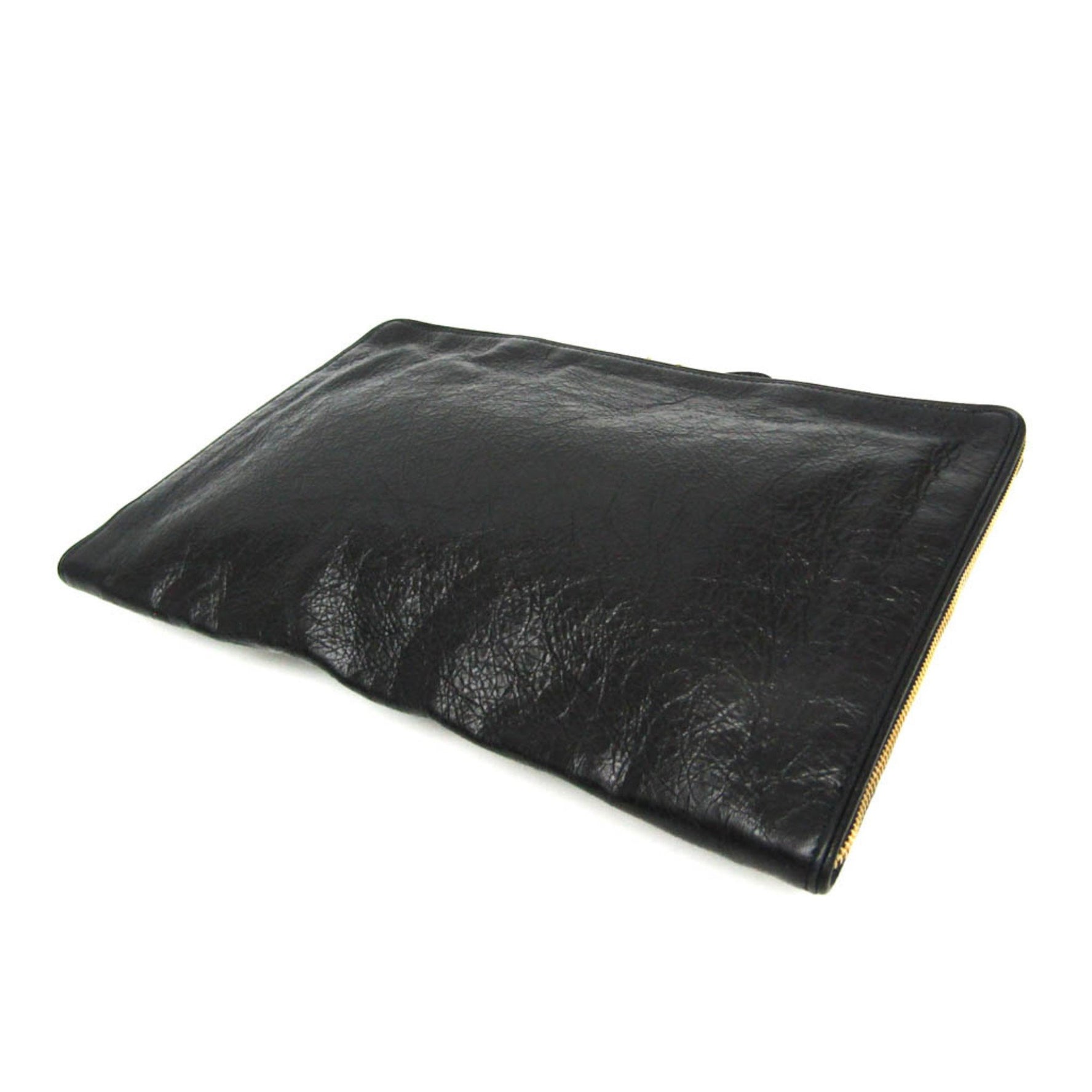 Balenciaga Men,Women Leather Clutch Bag