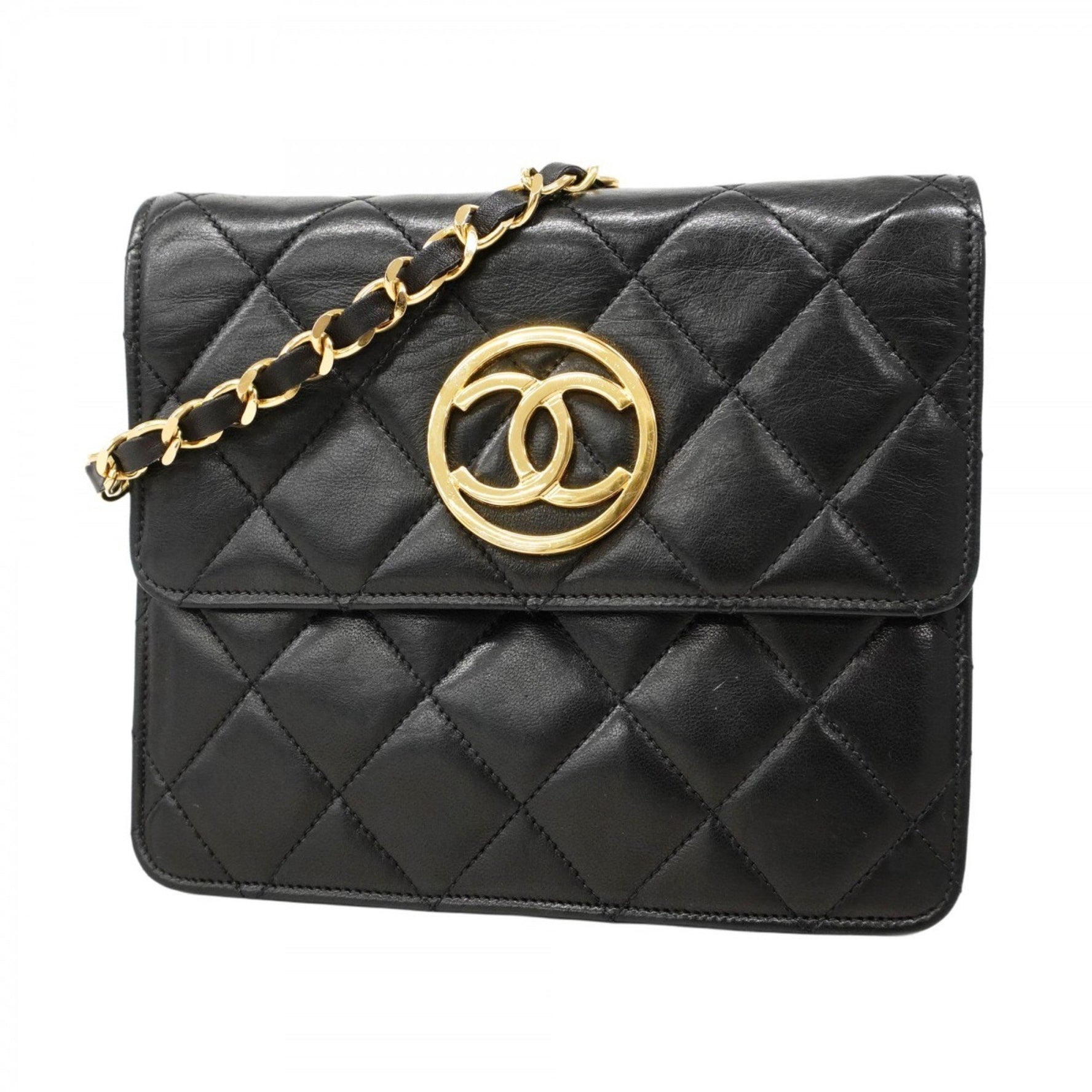 Chanel Matelasse Shoulder Bag with Chain Bag, Lambskin