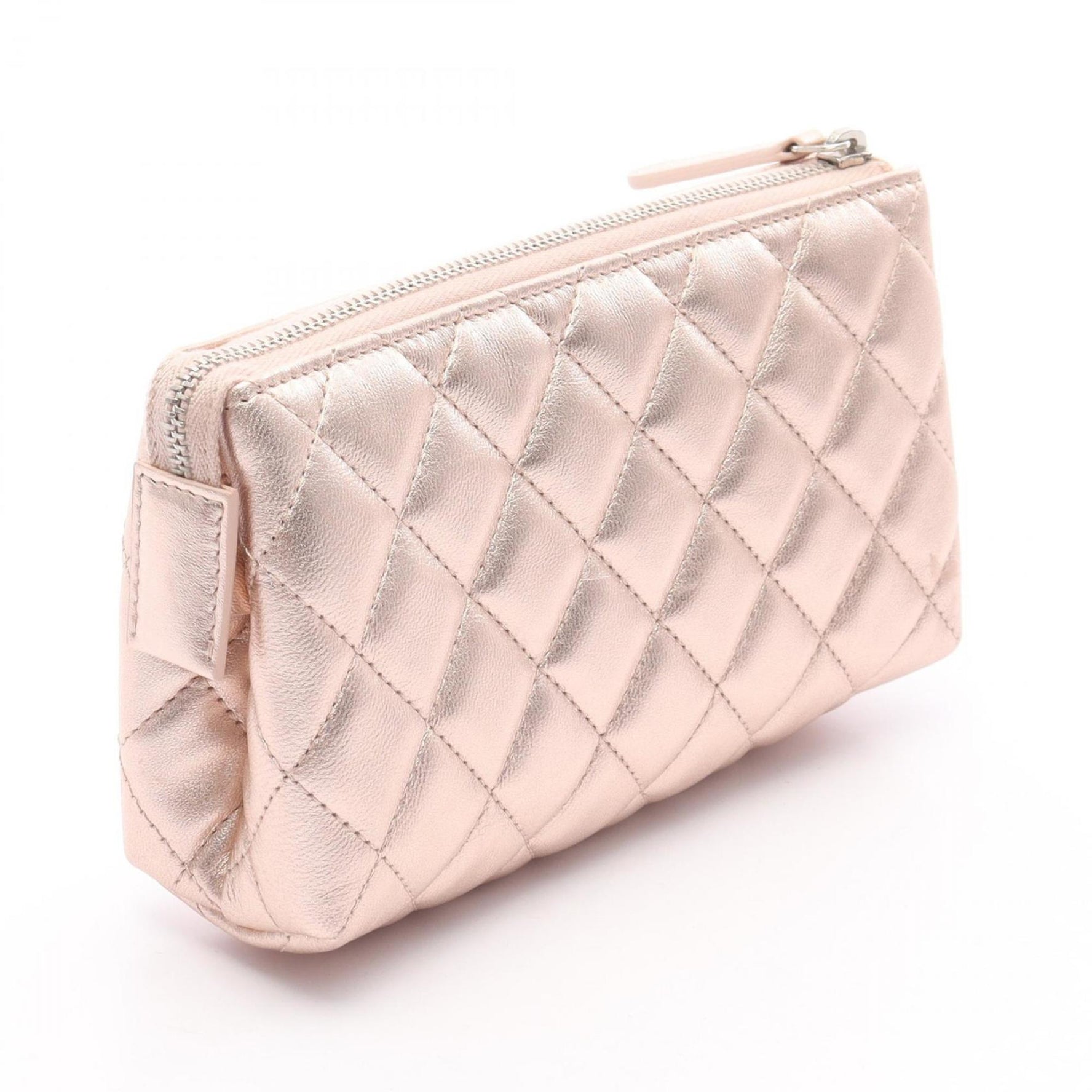 CHANEL Matelasse Pouch Bag in Lambskin