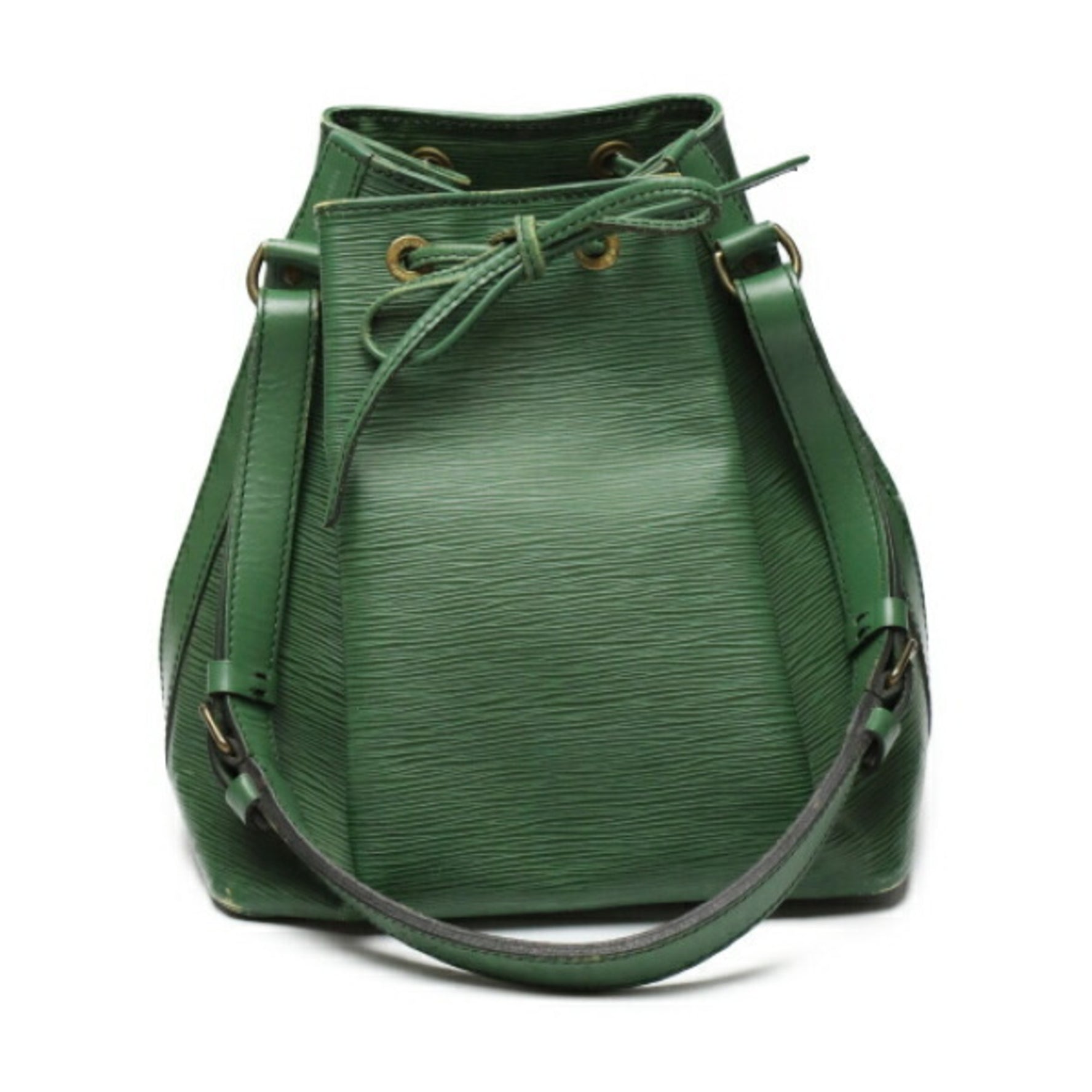 Louis Vuitton Petit Noe Epi Drawstring Borneo Green Shoulder Bag LV