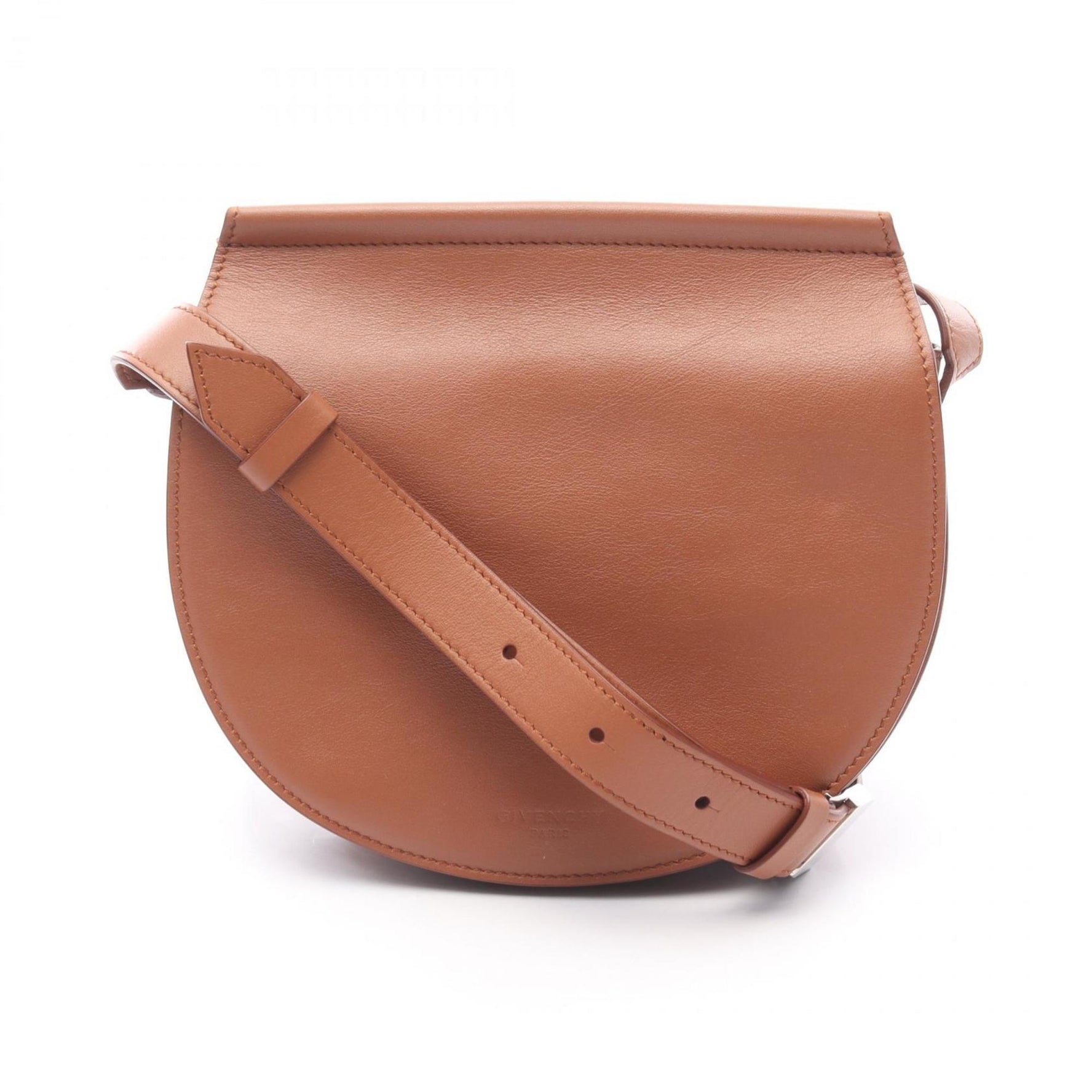 Givenchy Mini Saddle Shoulder Bag, Brown Leather, Women's, BB05470781