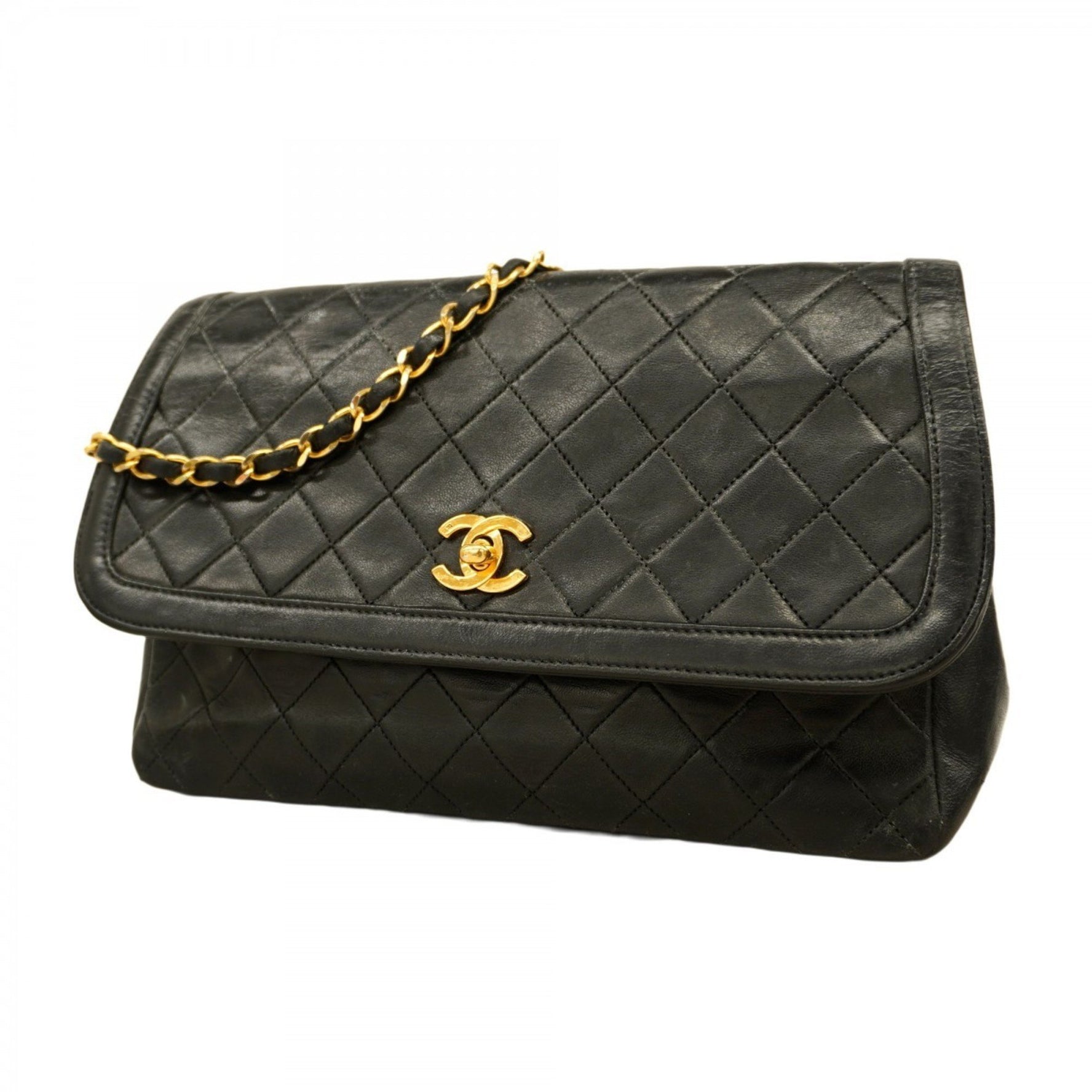 Chanel Matelasse Shoulder Bag with Chain Bag, Lambskin