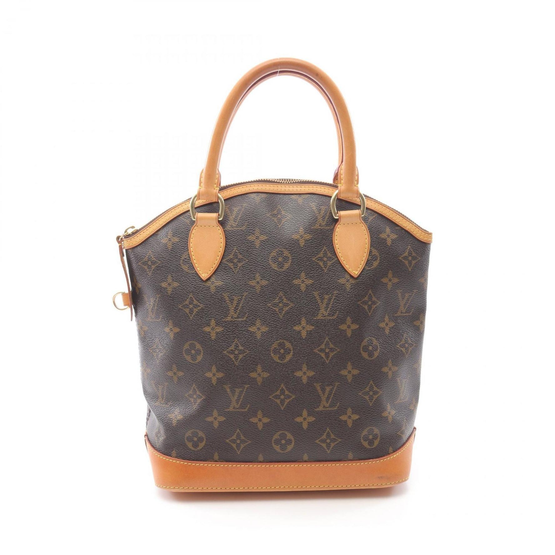 Louis Vuitton Lockit Handbag, Coated Canvas and Leather, Monogram, Brown