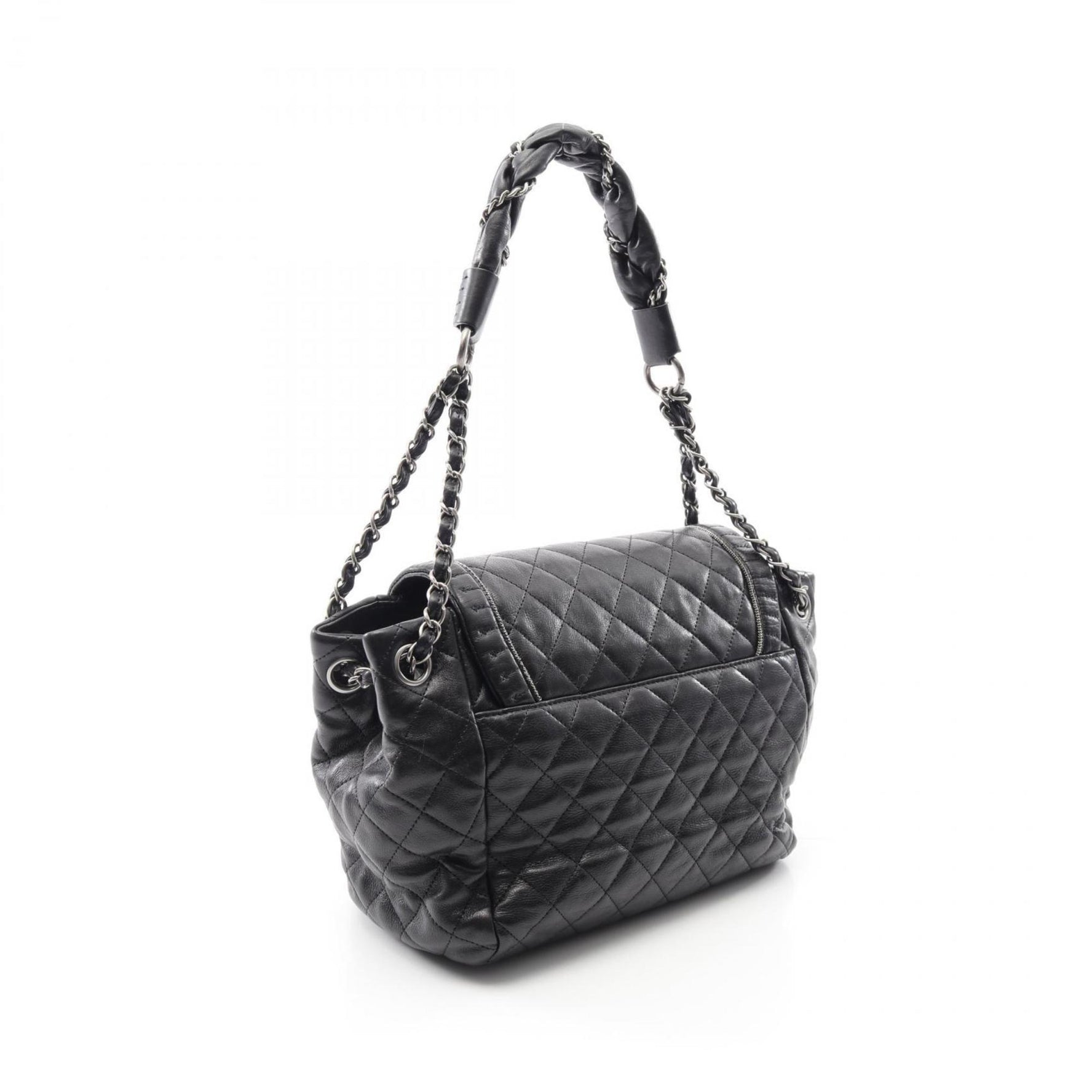 Chanel Coco Mark Shoulder Bag, Lambskin Leather