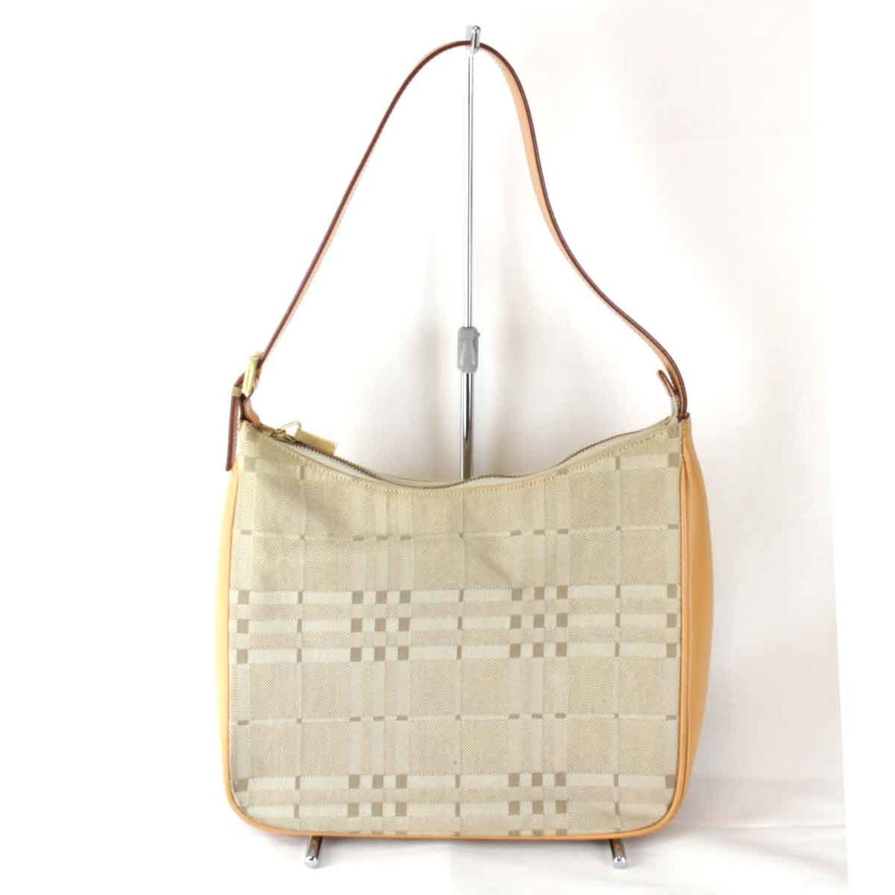 BURBERRY Shoulder Bag Canvas/Leather