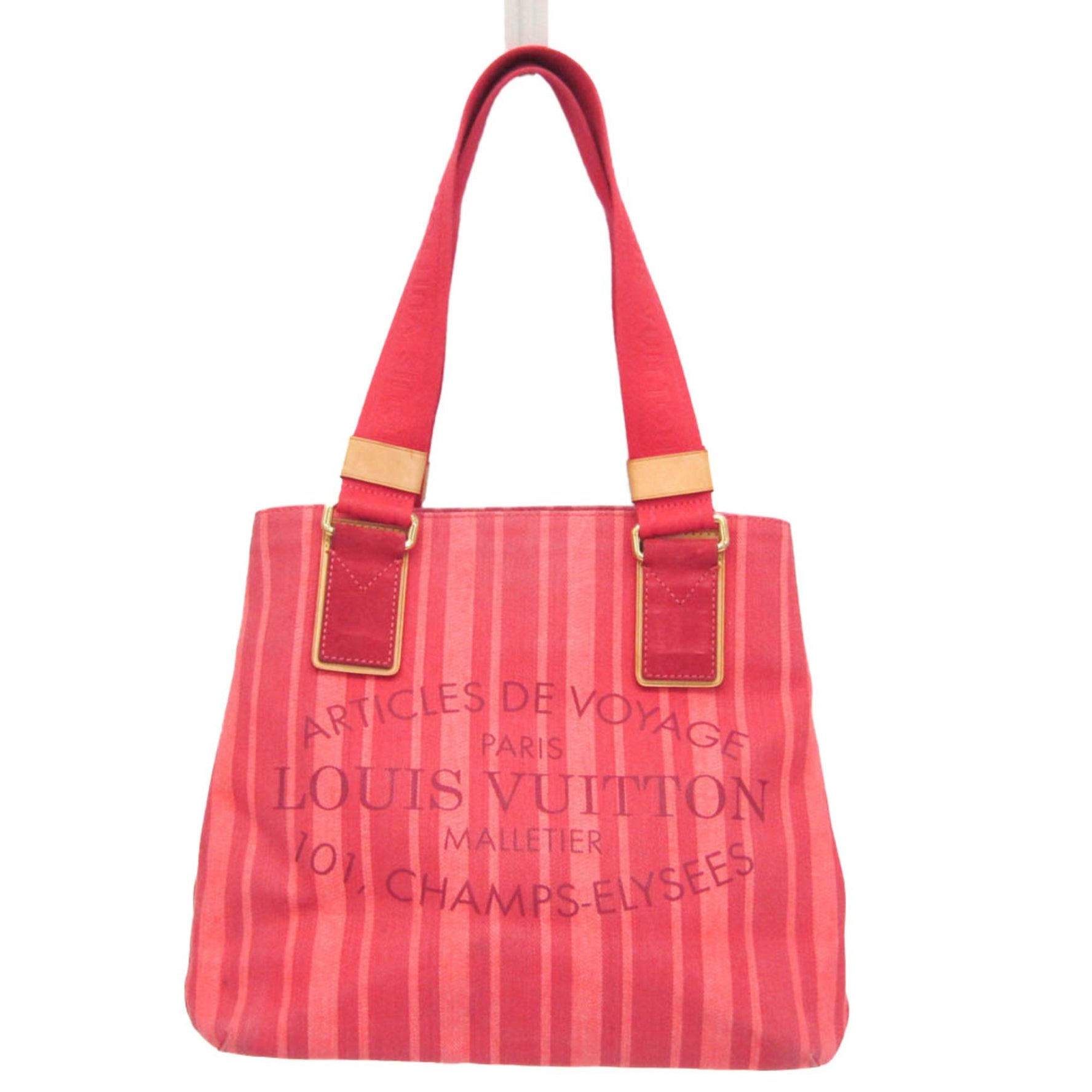 Louis Vuitton Plan Soleil Capas PM Tote Bag Rouge Grenadine