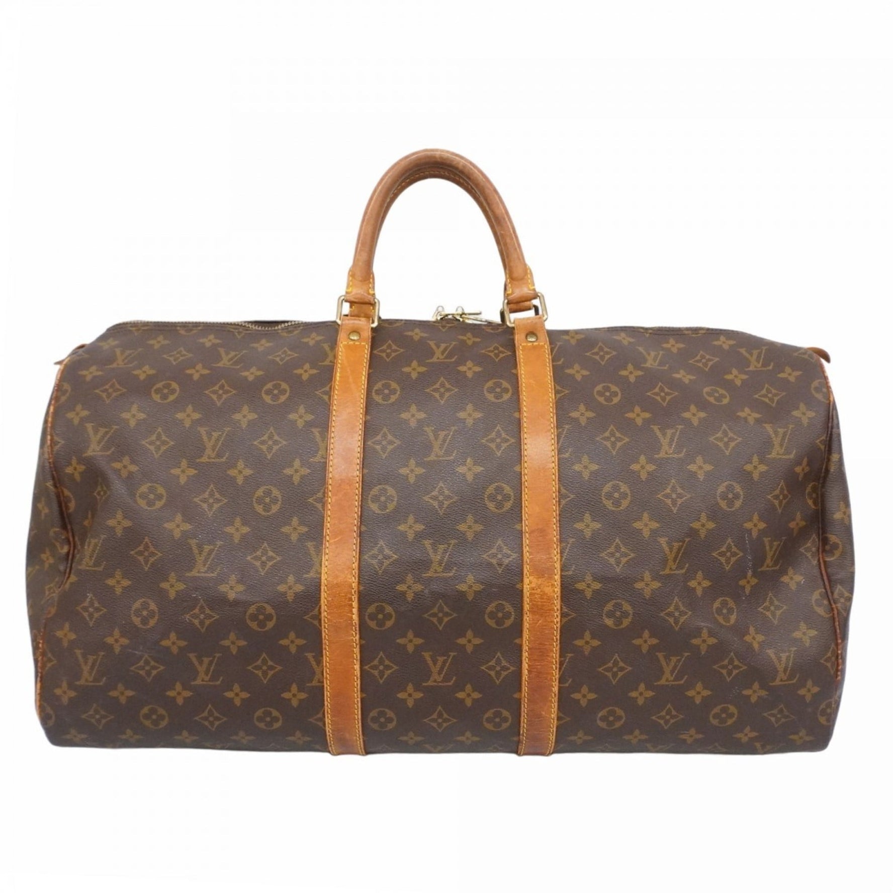 Louis Vuitton Monogram Keepall 55 Boston Bag Men's and
