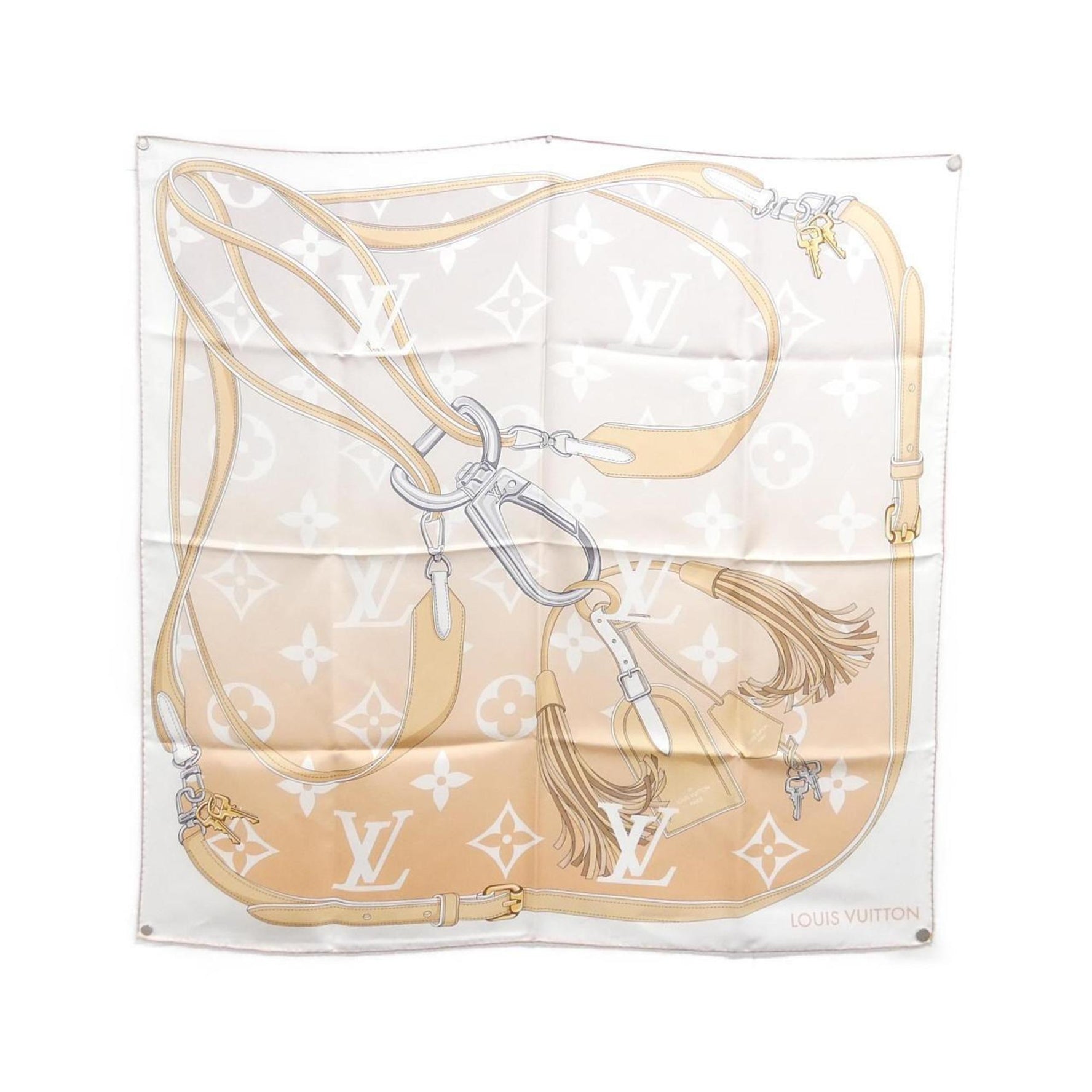 Louis Vuitton Carré Monogram Pool Scarf