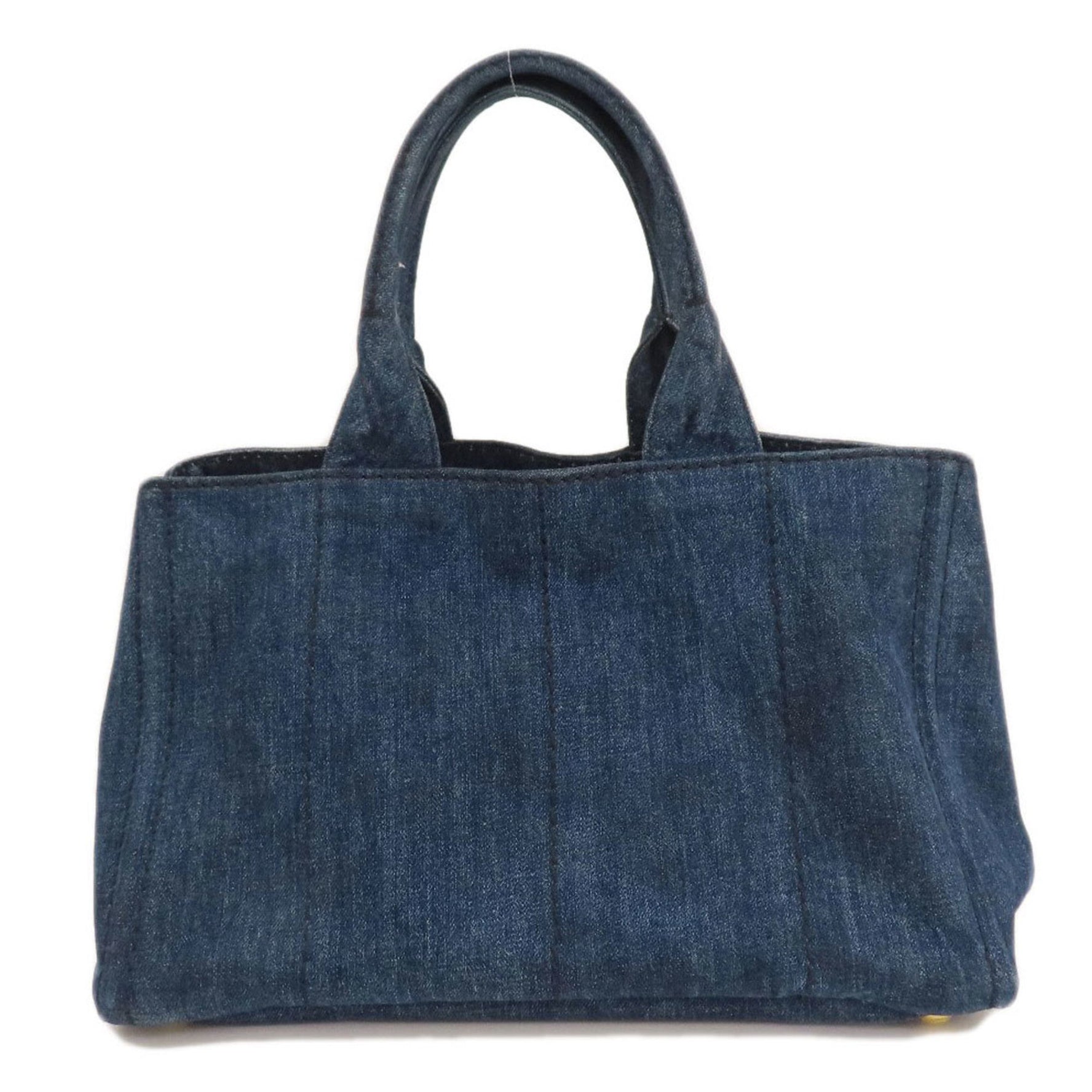 PRADA Canapa Tote Bag Denim