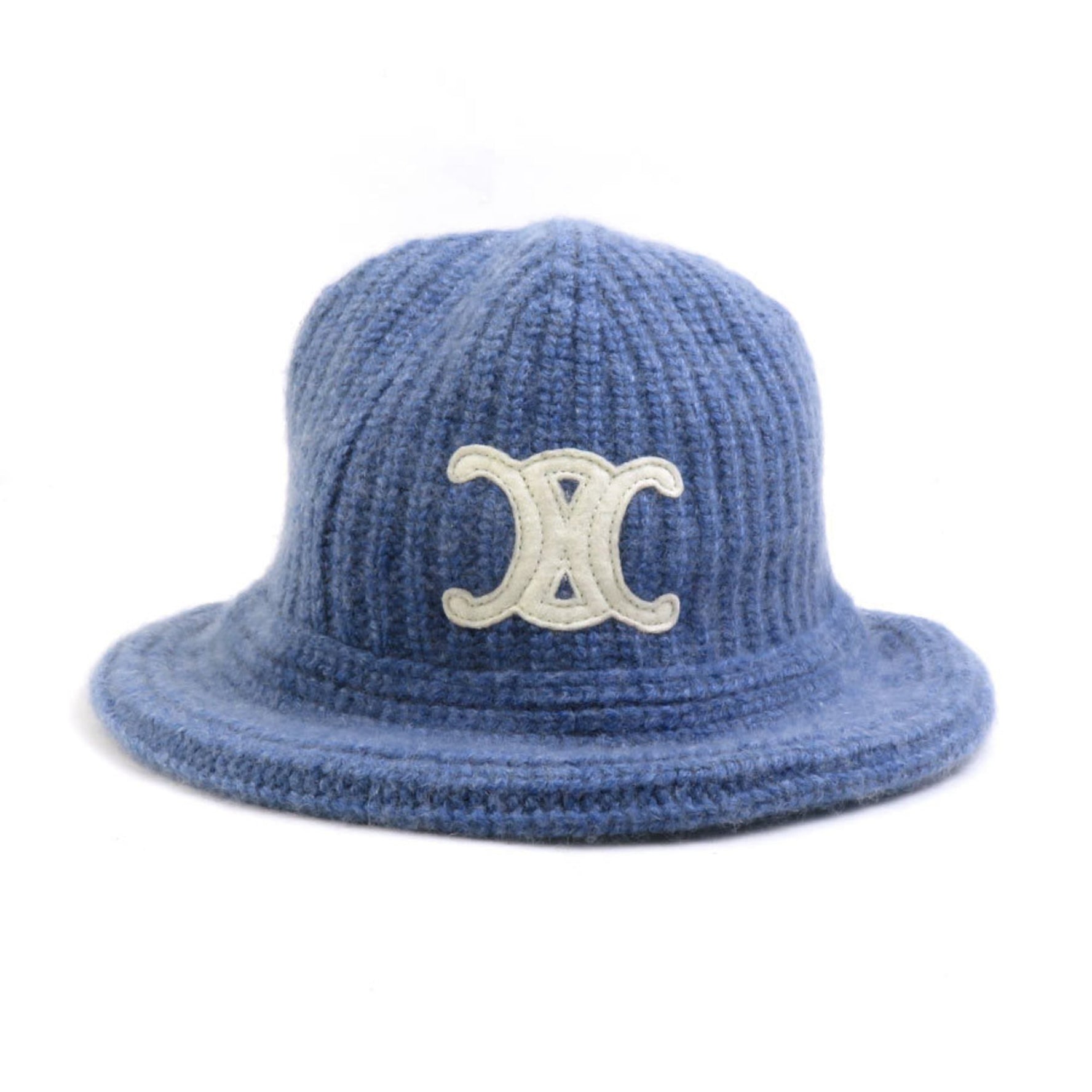 CELINE Hat Bucket Triomphe Cashmere