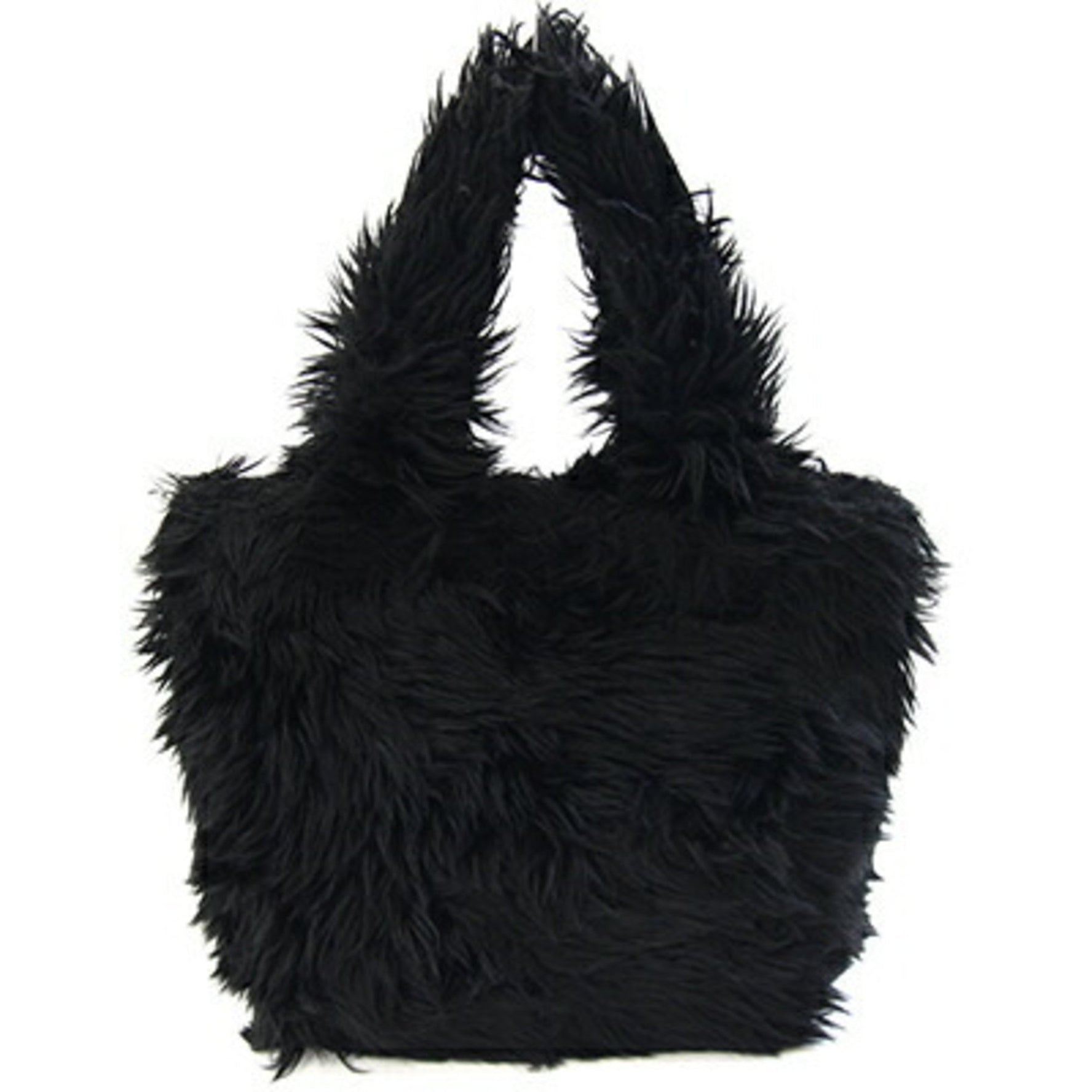 Balenciaga Handbag Fur and Leather Crossbody Shoulder Bag