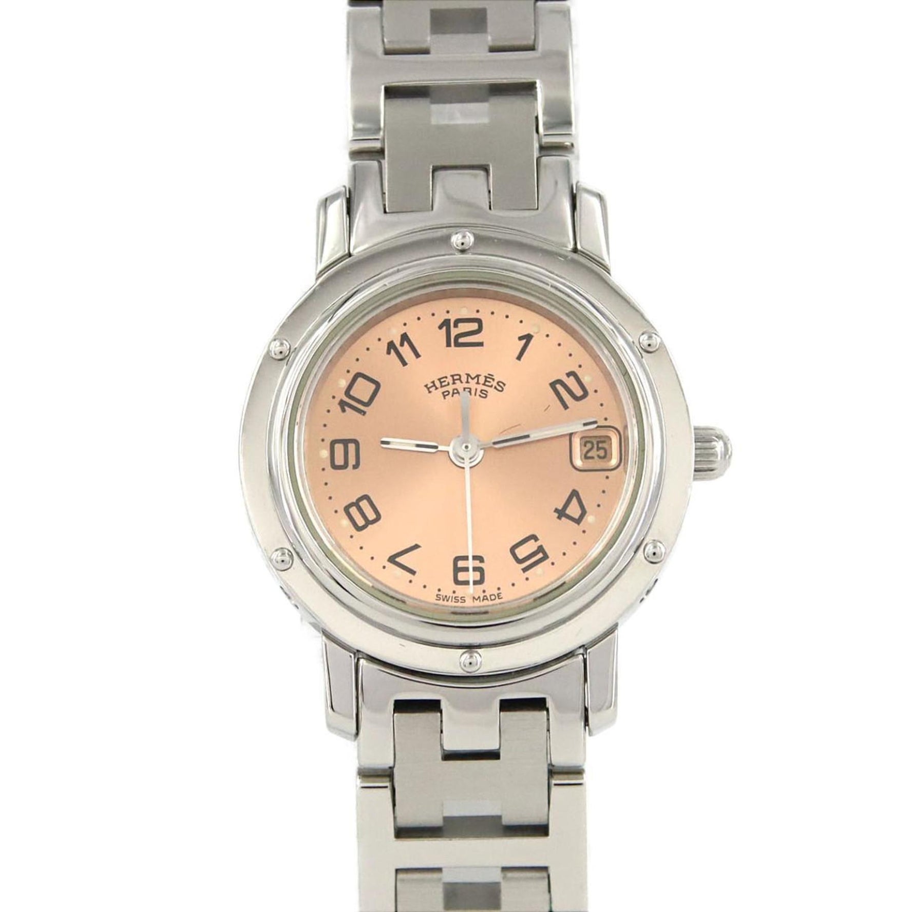 Hermès Clipper Stainless Steel Quartz Watch