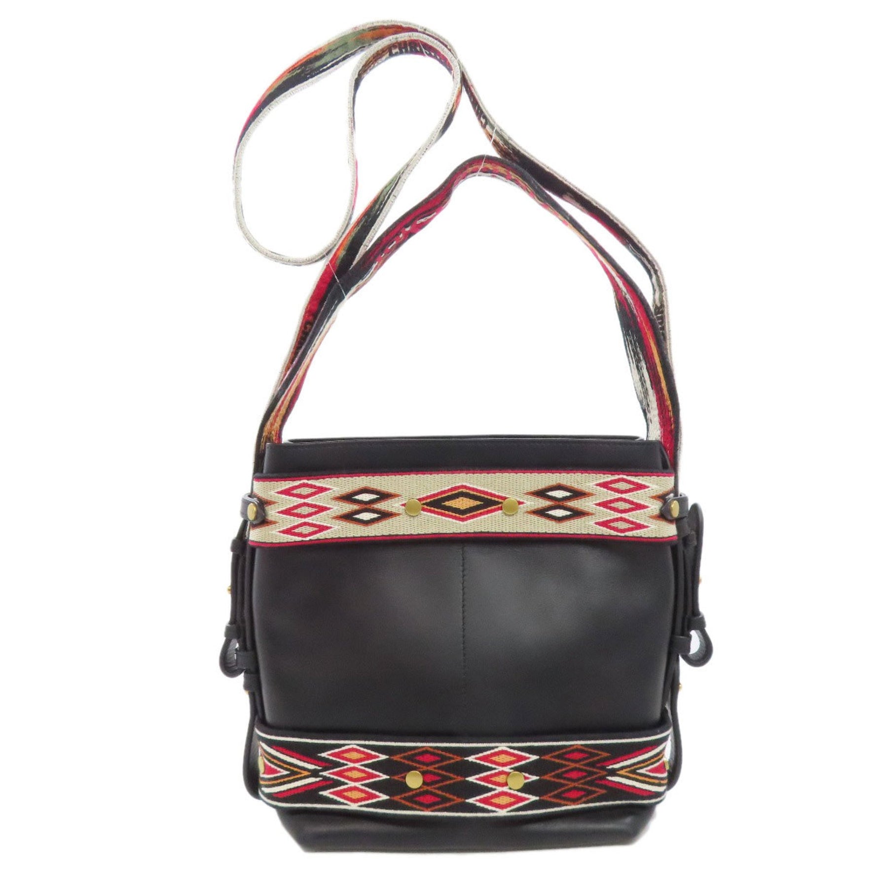Christian Dior Exotic Shoulder Bag Leather