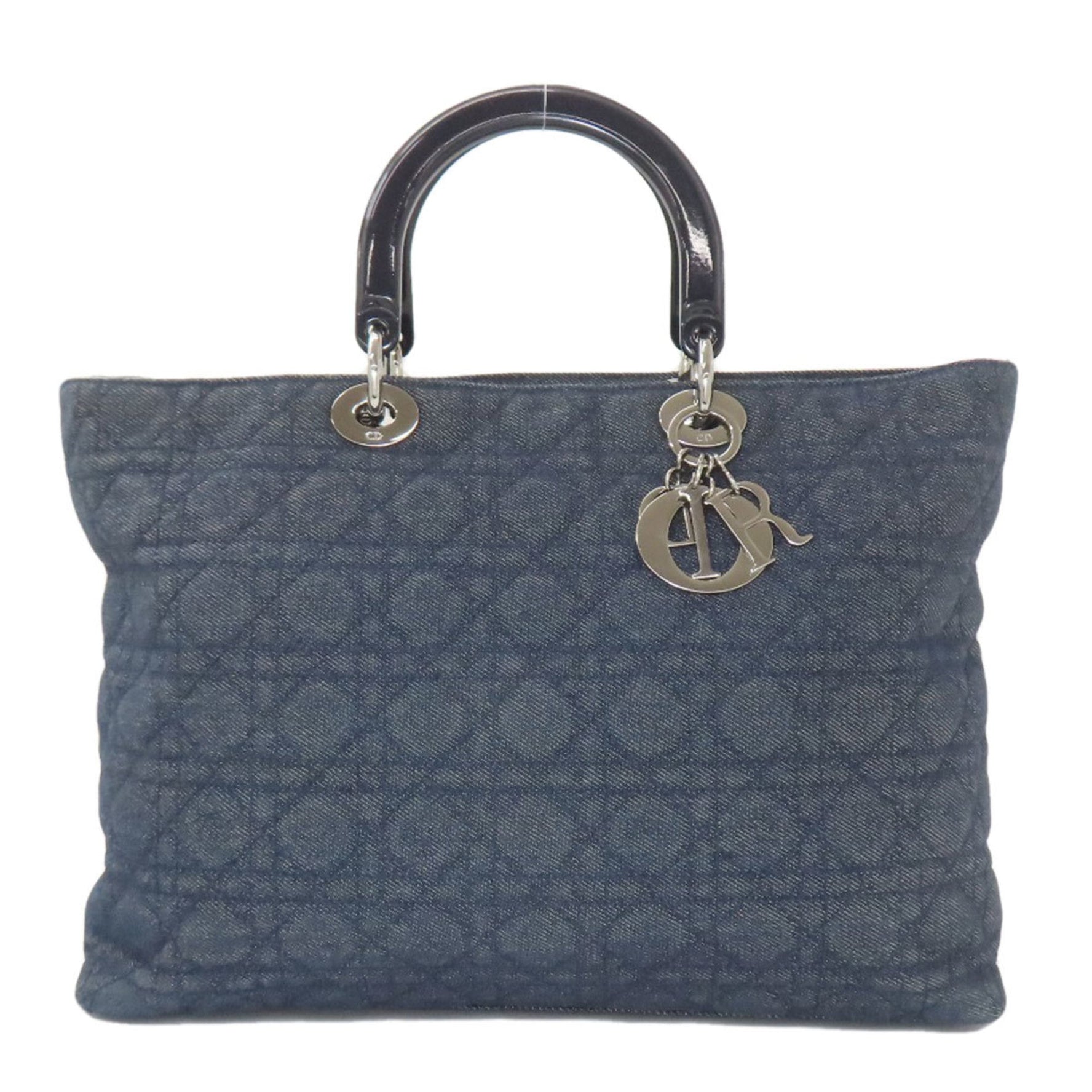 Christian Dior Lady handbag denim CHRISTIAN DIOR