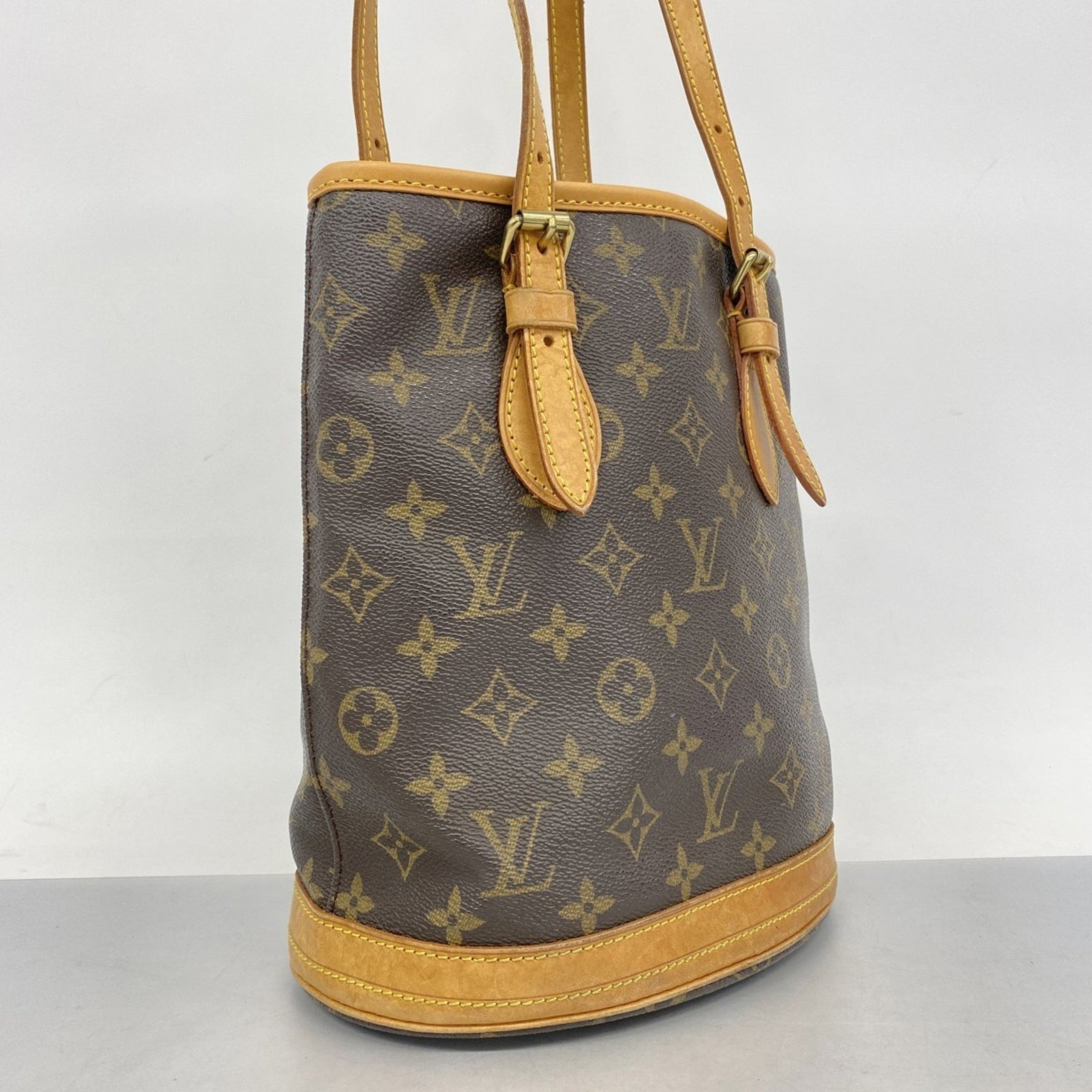 Louis Vuitton Monogram Bucket PM Tote Bag