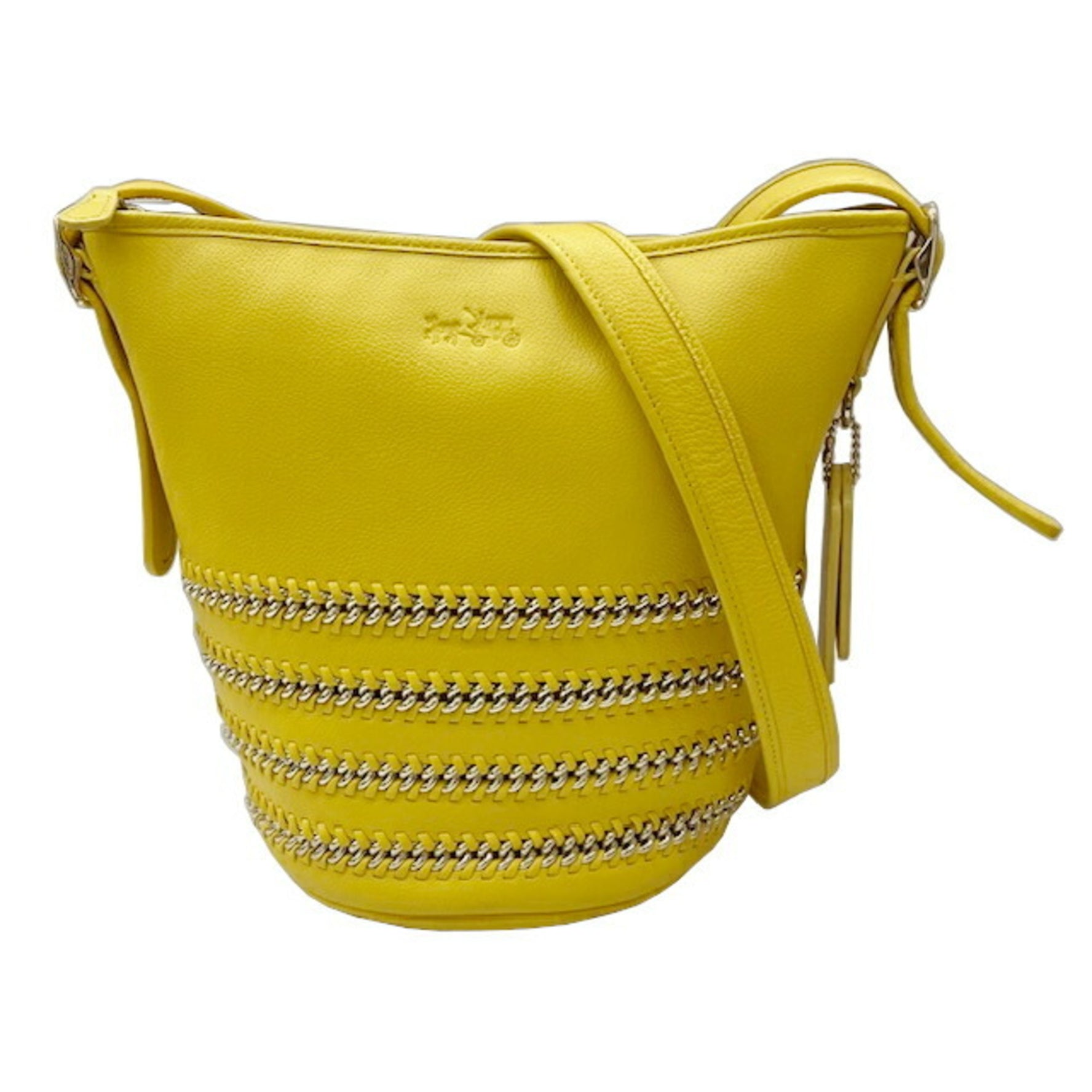 COACH Whiplash Mini Duffle Shoulder Bag Leather