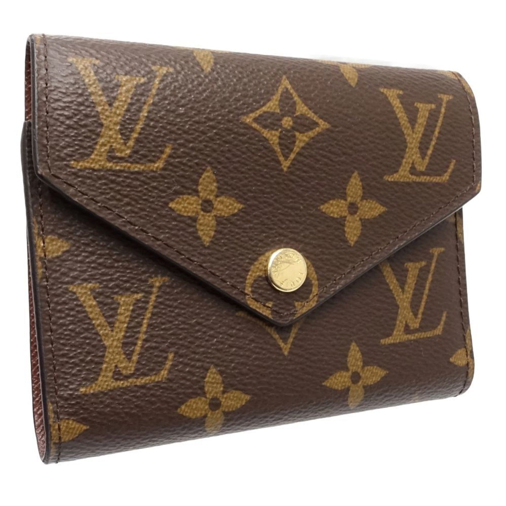 Louis Vuitton Monogram Tri-fold Wallet Portefeuille Victorine