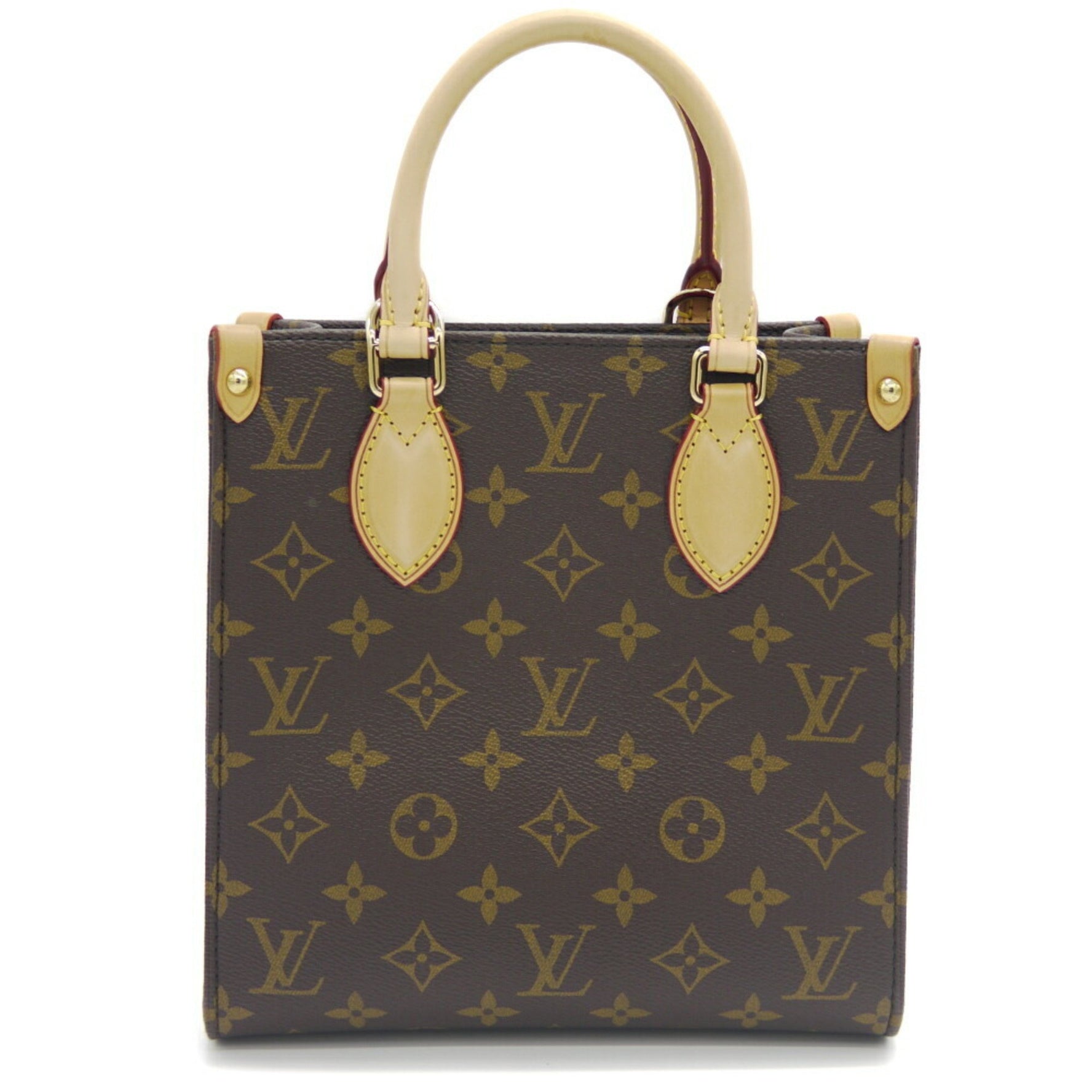 Louis Vuitton Sac Plat BB Monogram Handbag Shoulder