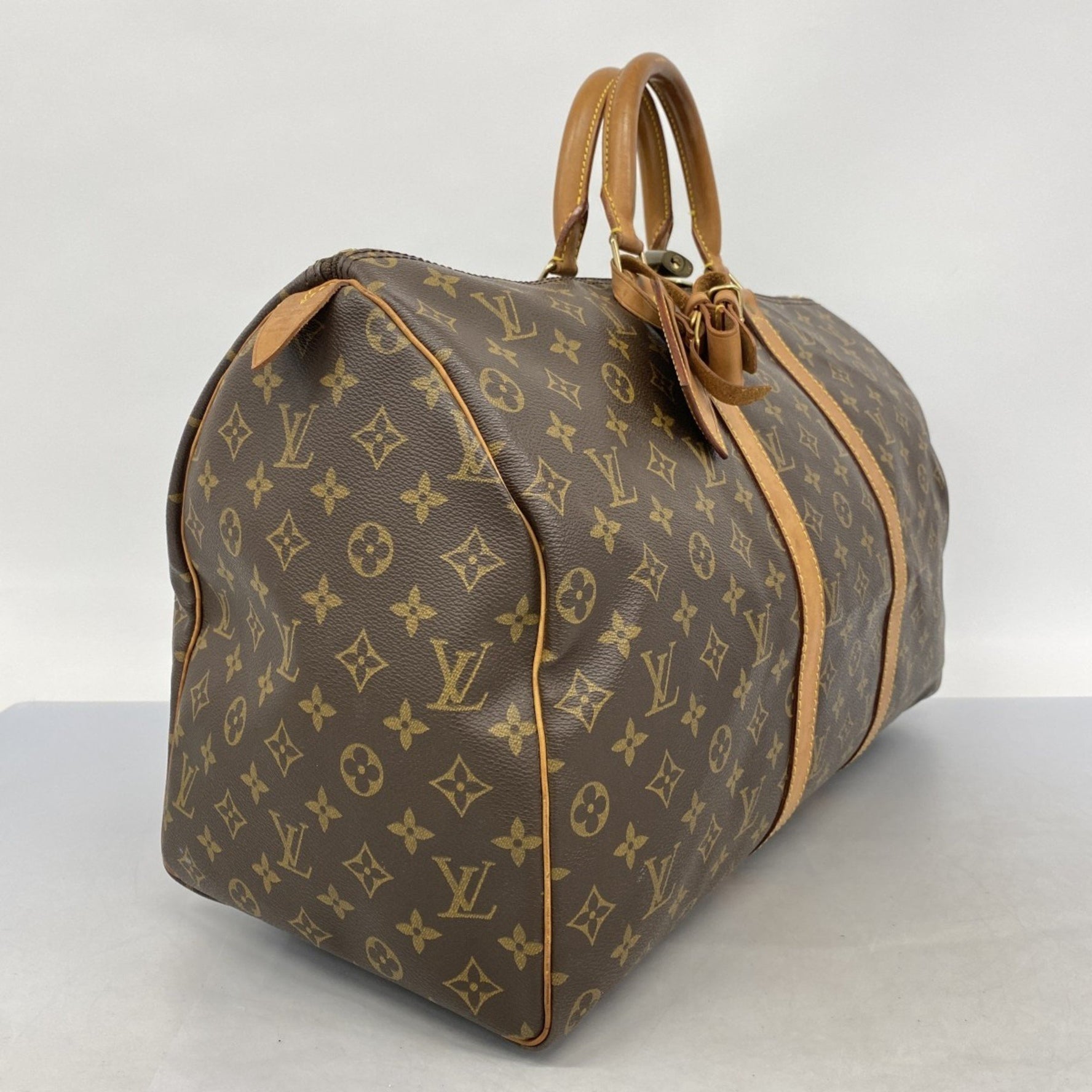 Louis Vuitton Monogram Keepall 50 Boston Bag Men's and