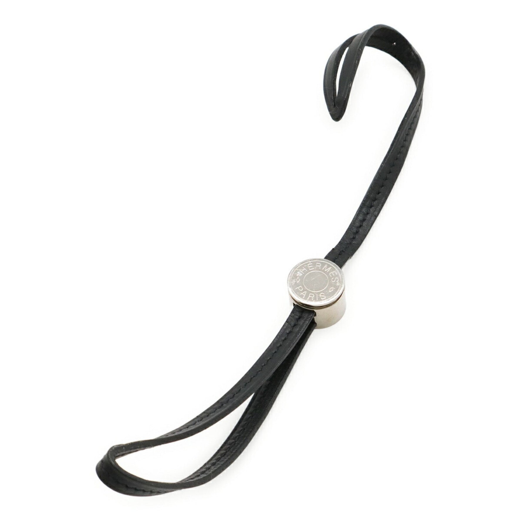 HERMES Serie Noe Glove Holder, Leather, Black