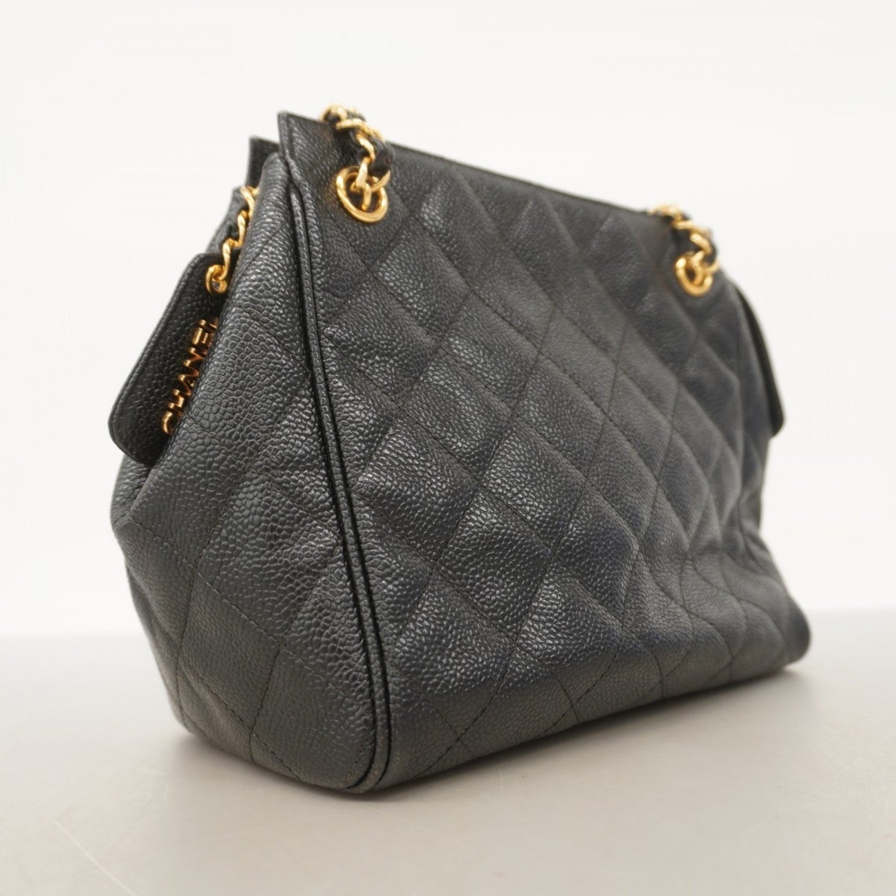 Chanel Matelasse Shoulder Bag with Chain, Caviar Skin