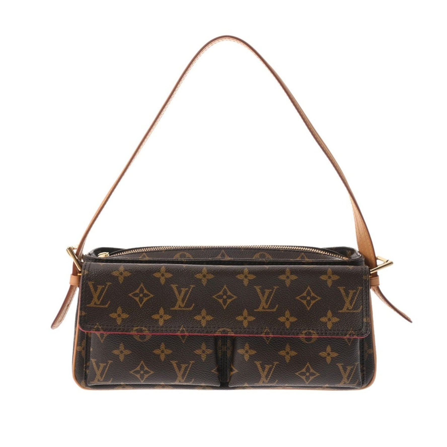 LOUIS VUITTON Monogram Viva Cite MM Canvas Shoulder Bag