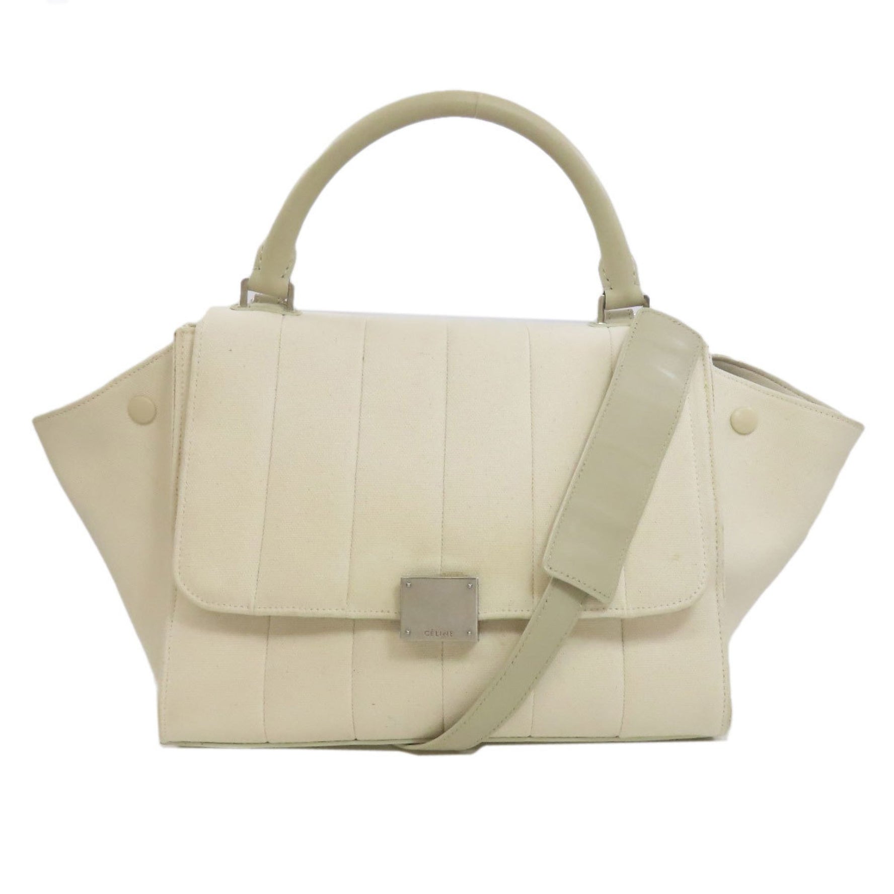 CELINE Trapeze Handbag Canvas