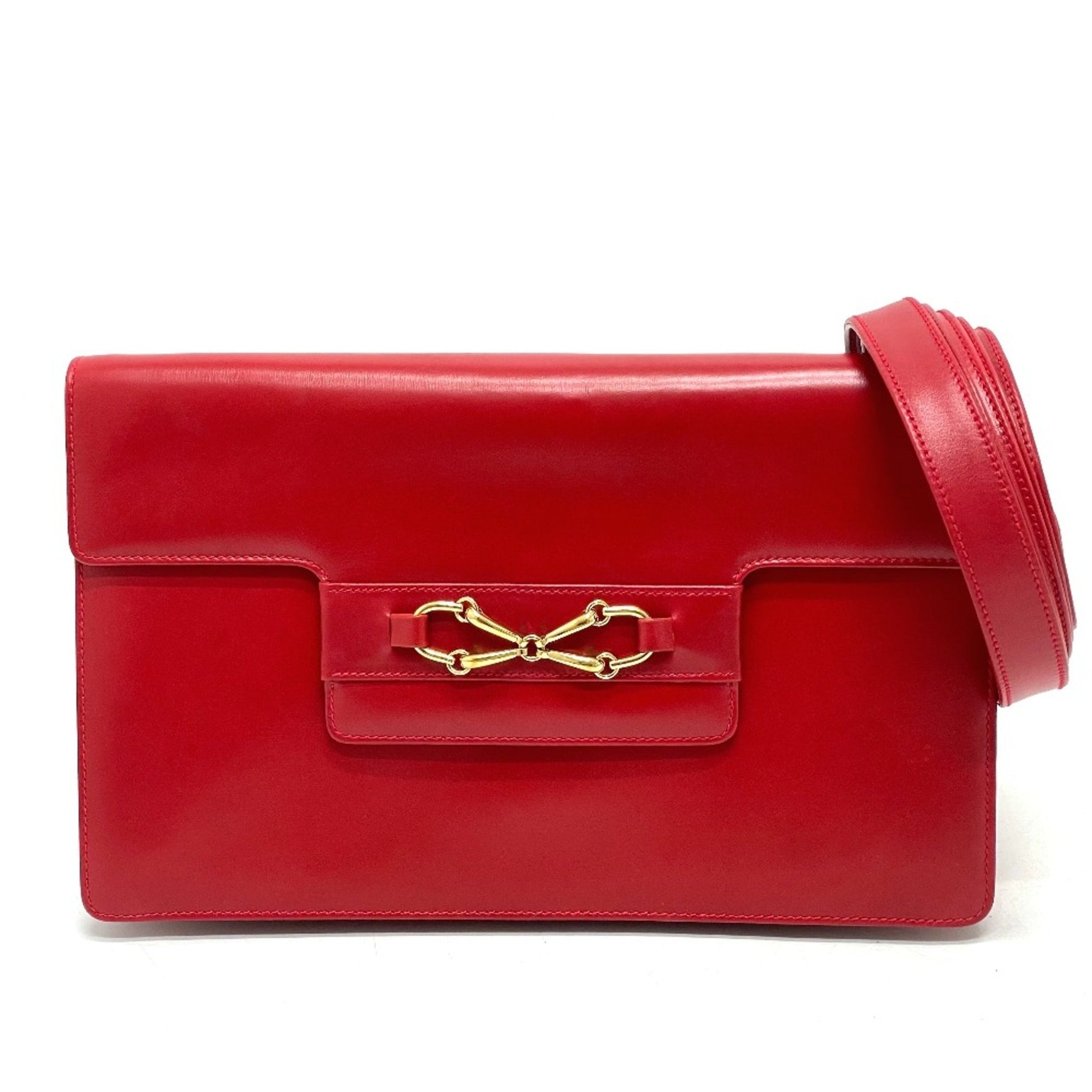 Gucci 004-01-0476 vintage Bag Clutch bag Shoulder Bag x GoldHardware