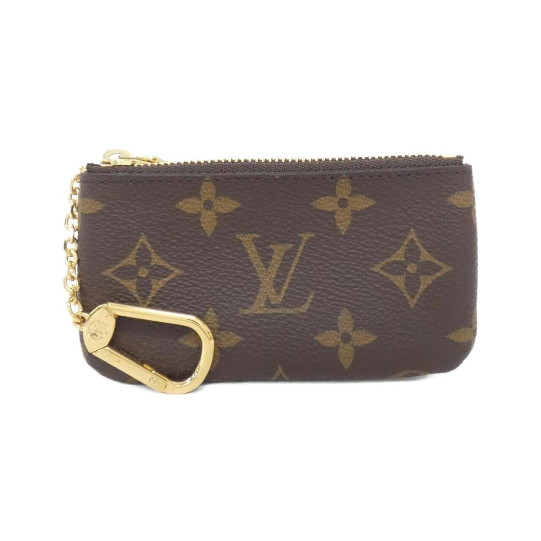 Louis Vuitton Monogram Card Key Case Pochette Cle Coin &