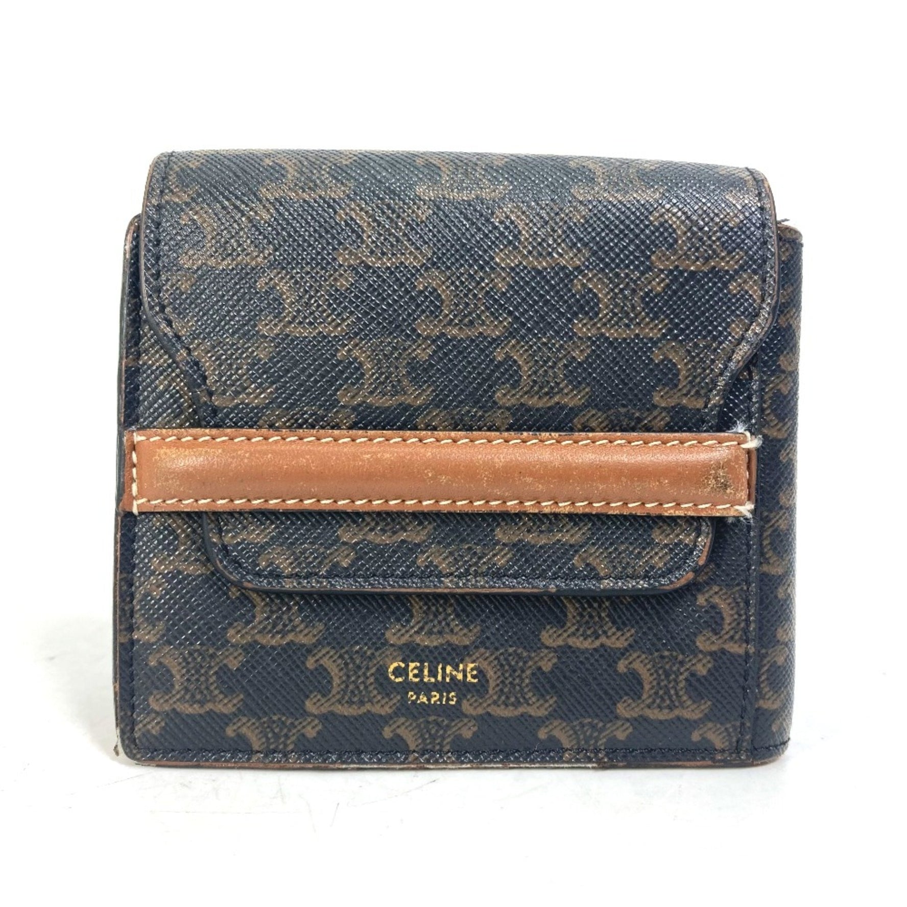 CELINE Card Case with flap Folded wallet