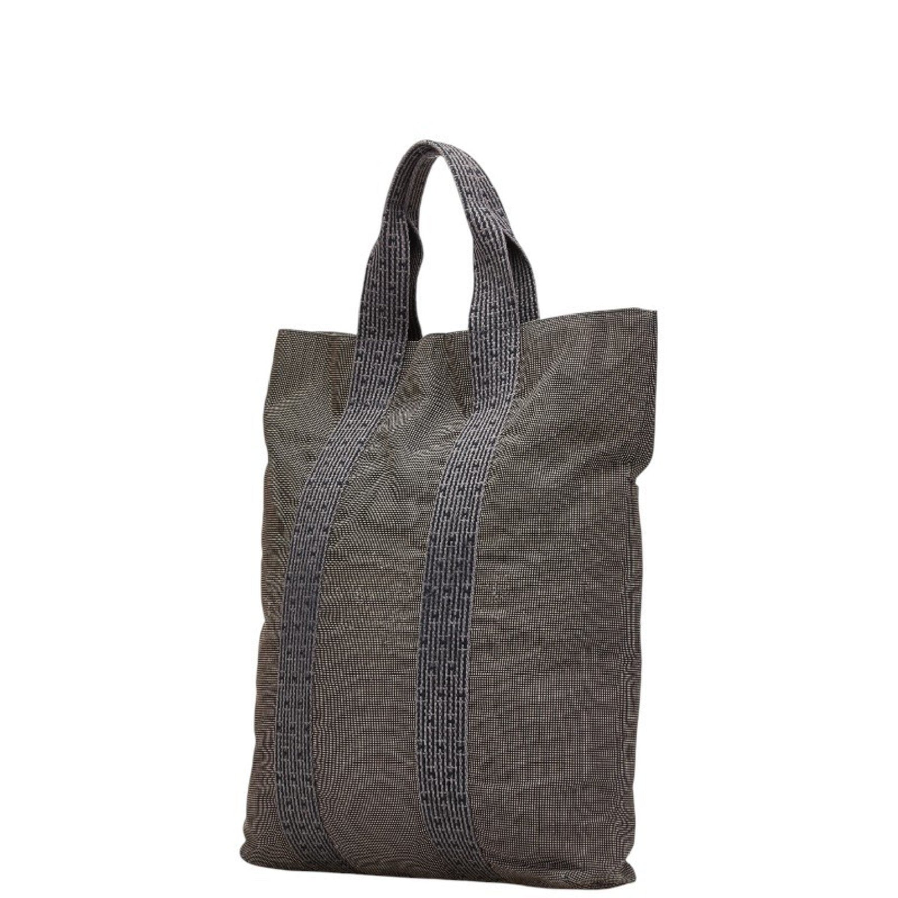 Hermes Air Line Cabas Handbag Tote Bag Canvas