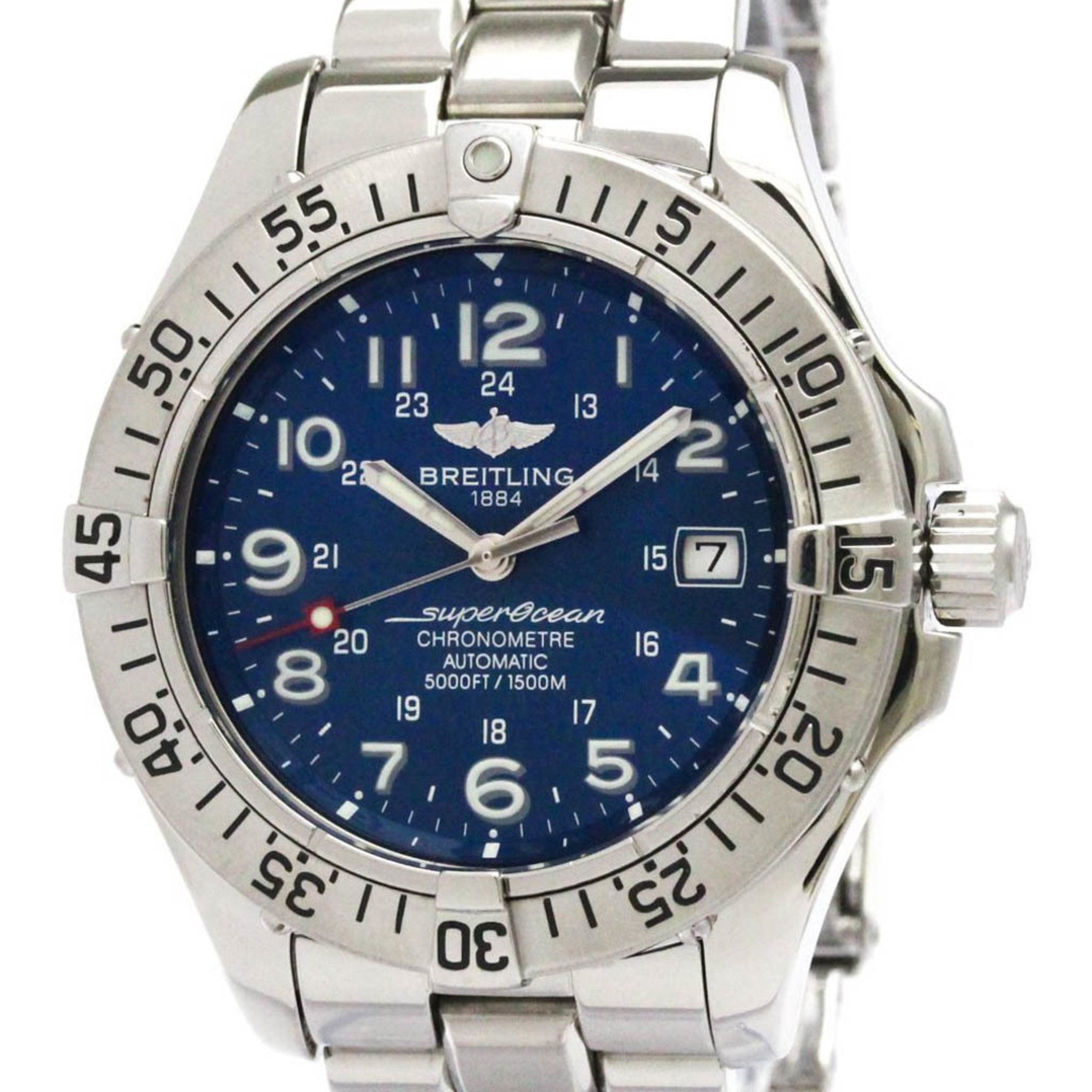 BREITLING Super Ocean Steel Automatic Mens Watch A17360 Polished