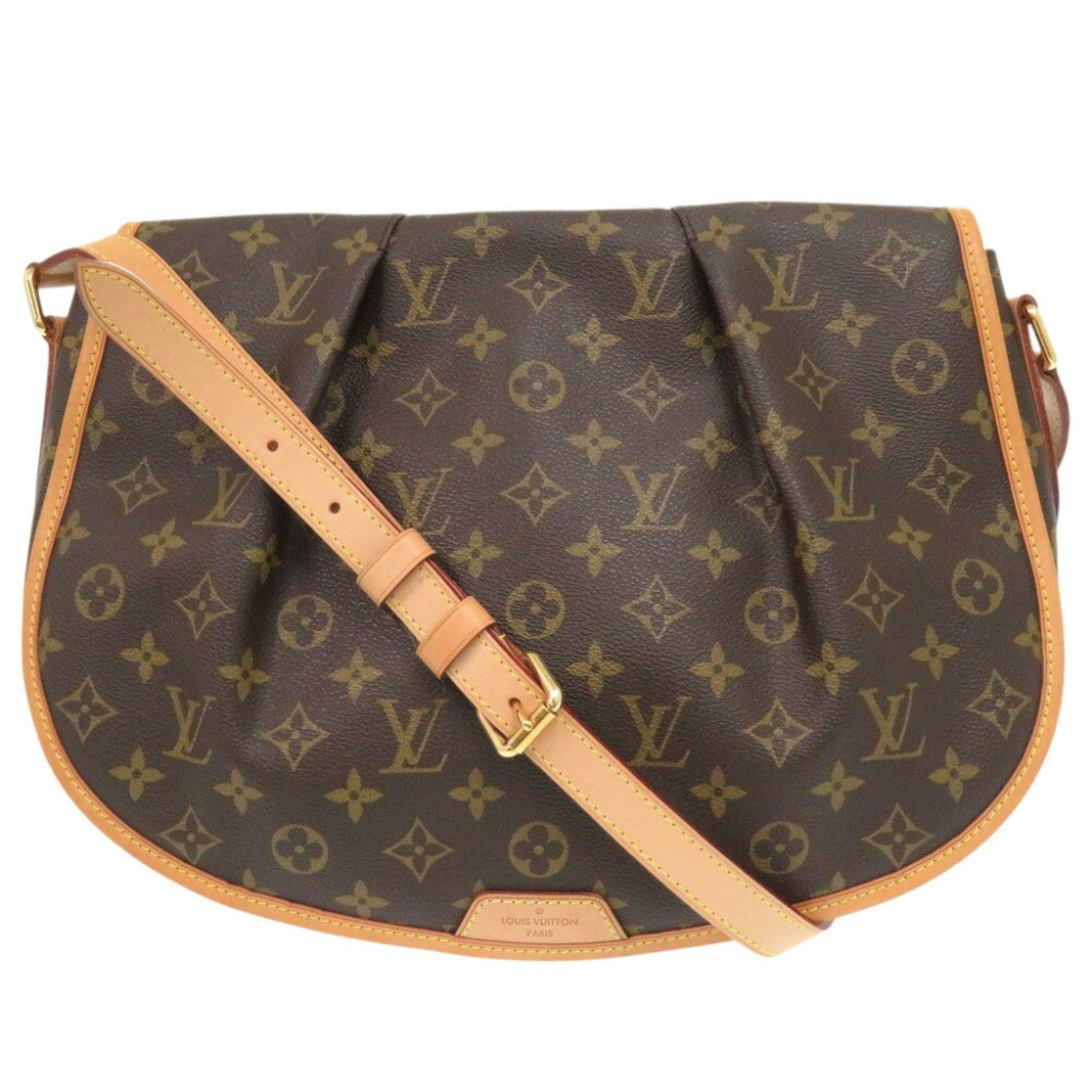 Louis Vuitton Menilmontant MM Monogram Shoulder Bag 0940