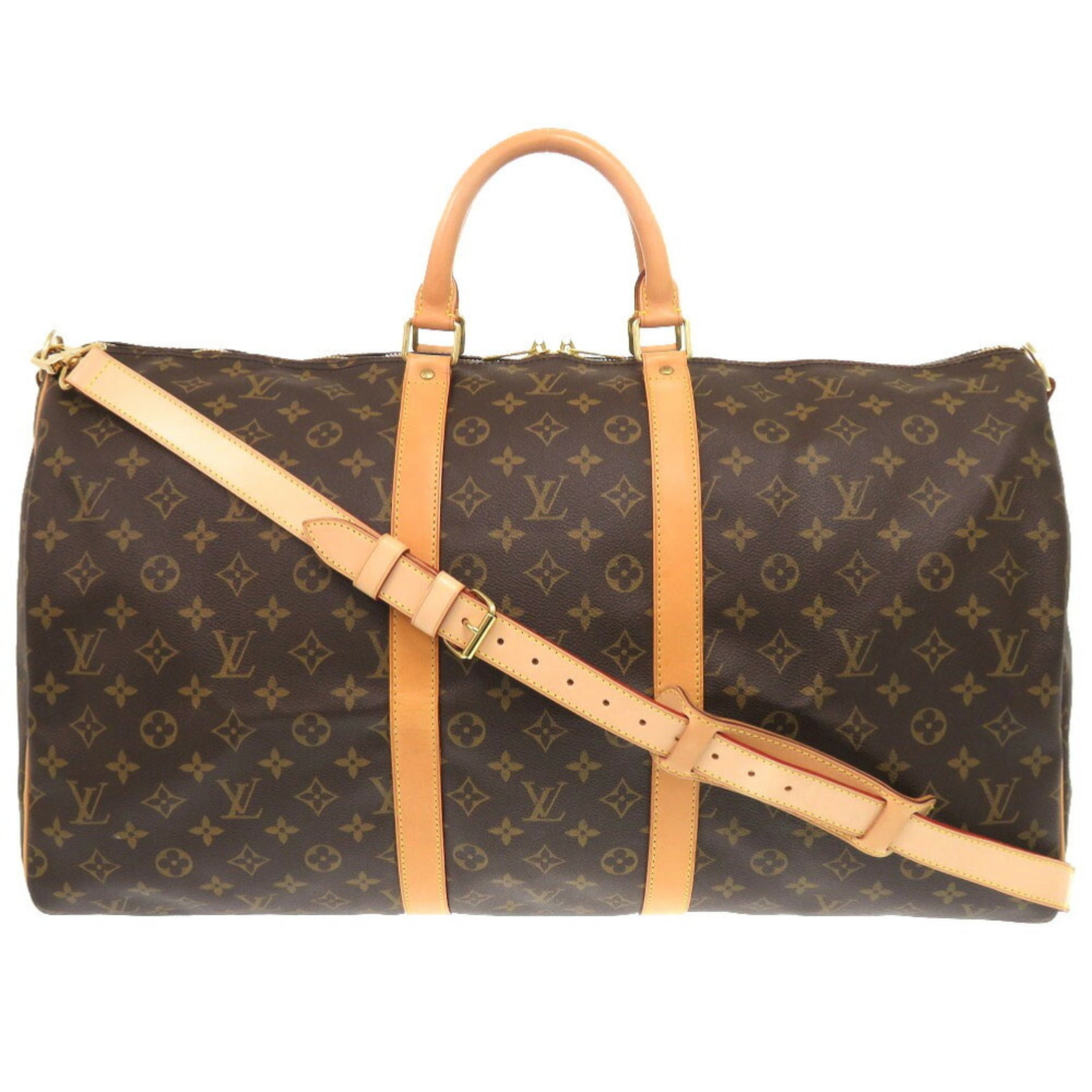 Louis Vuitton Keepall Bandouliere 55 Monogram Boston Bag LV 0582