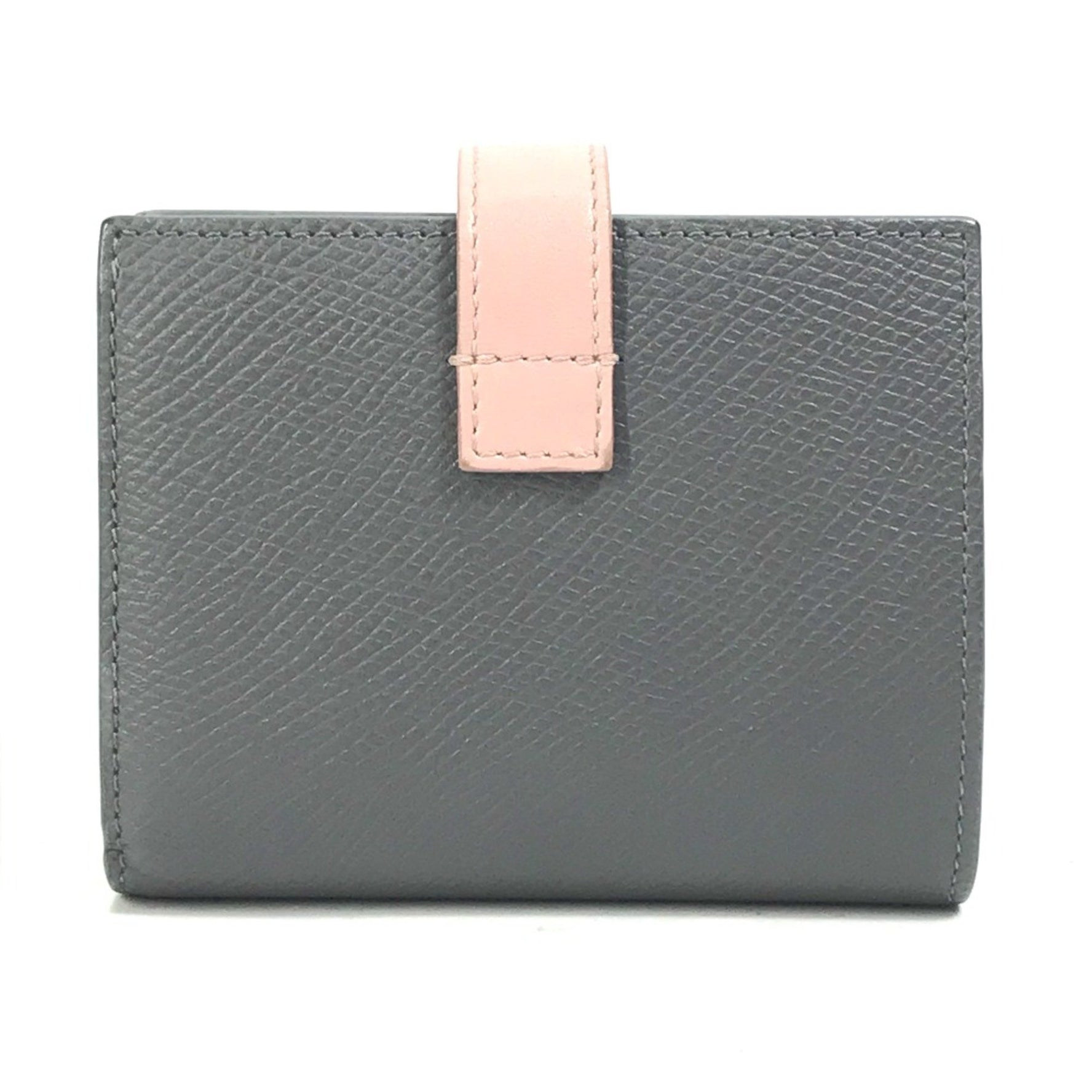 CELINE Bicolor Compact Trifold wallet x pink