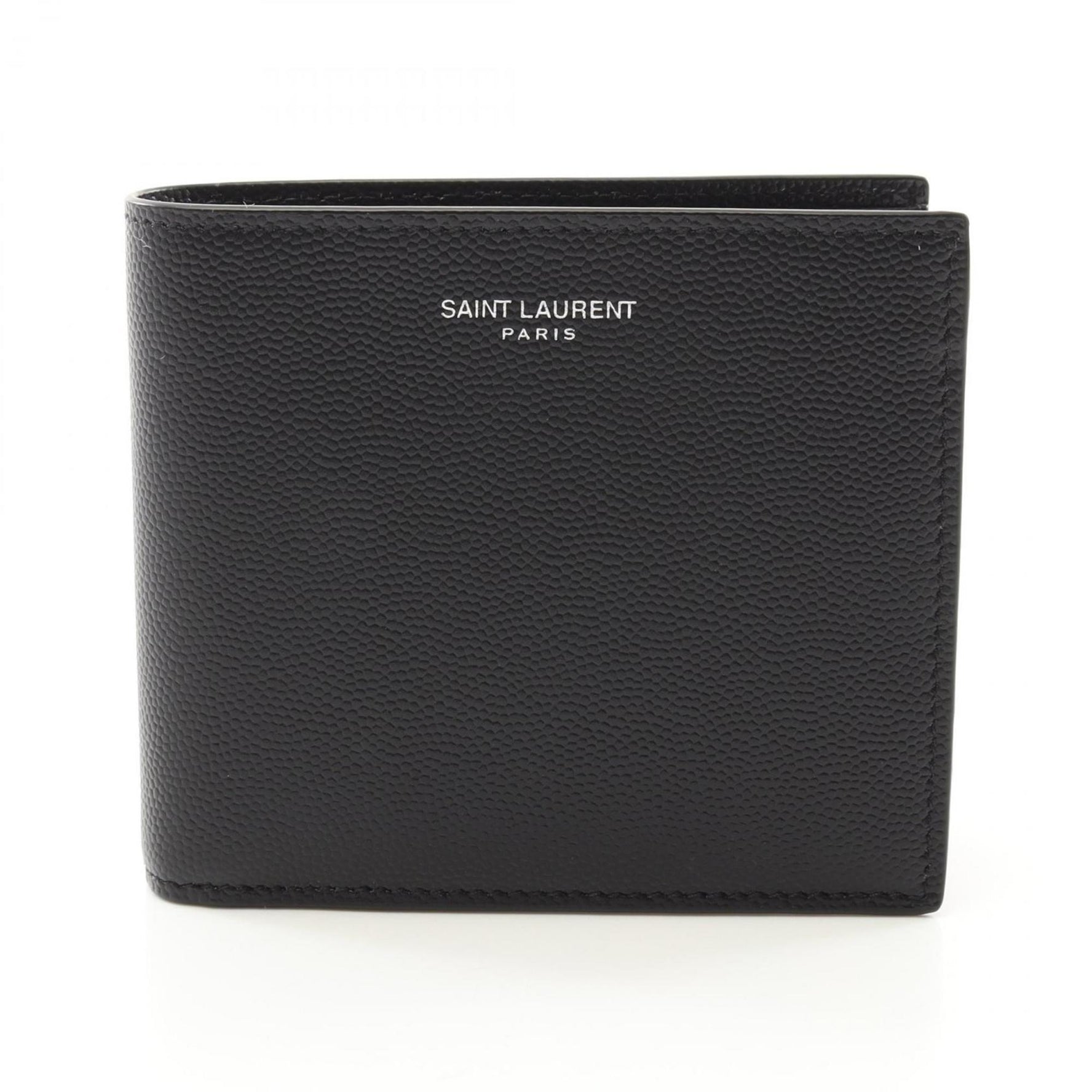 Saint Laurent East West Bi-fold Wallet Leather