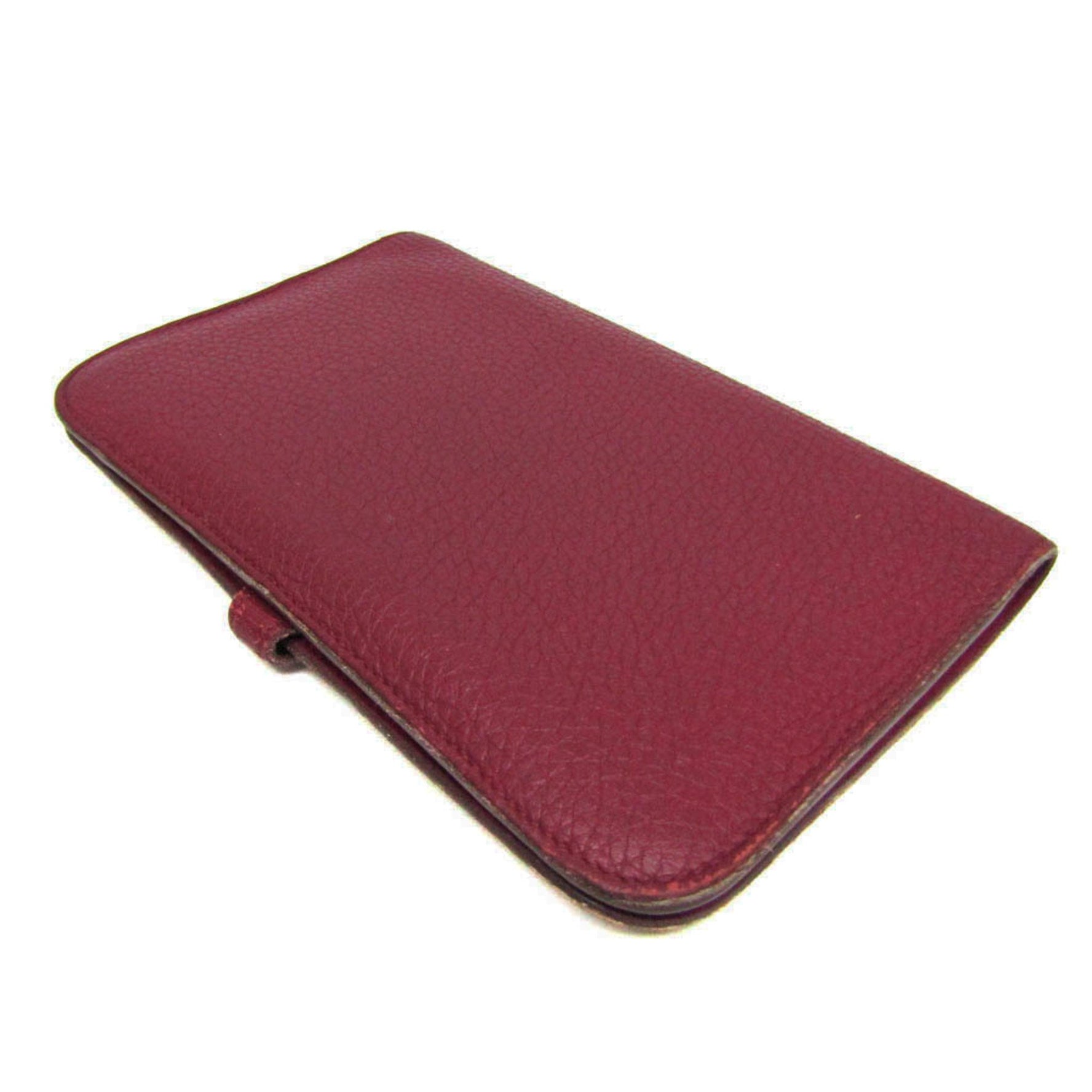 Hermes Dogon GM Women,Men Togo Leather Long Wallet (bi-fold)