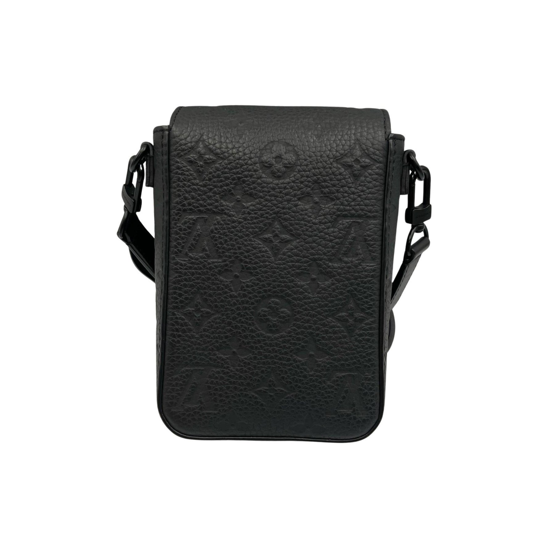 Louis Vuitton S-Lock Vertical Wearable Wallet Shoulder Bag Leather