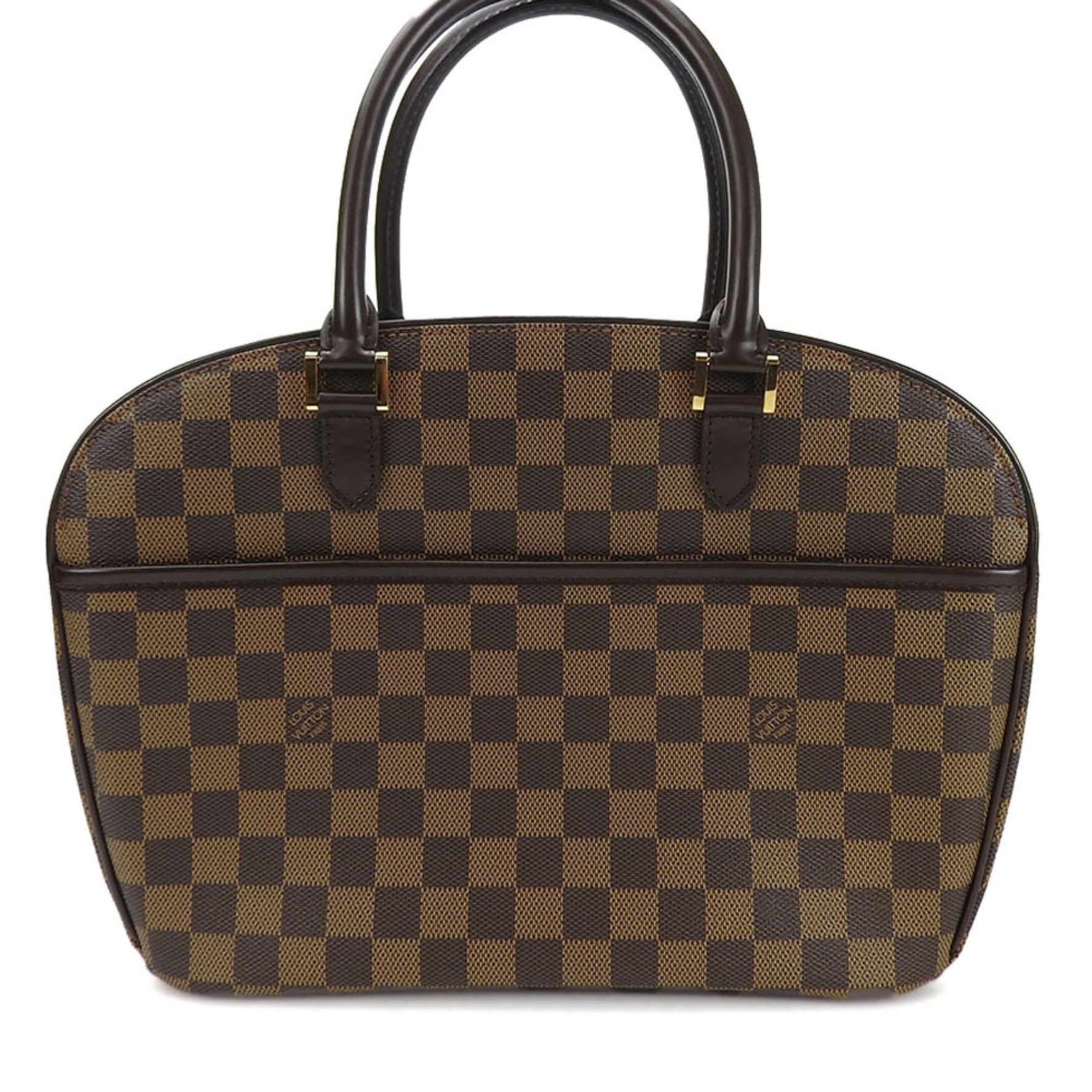 Louis Vuitton Hand Bag Sarria Horizontal Damier Ebene Leather PVC