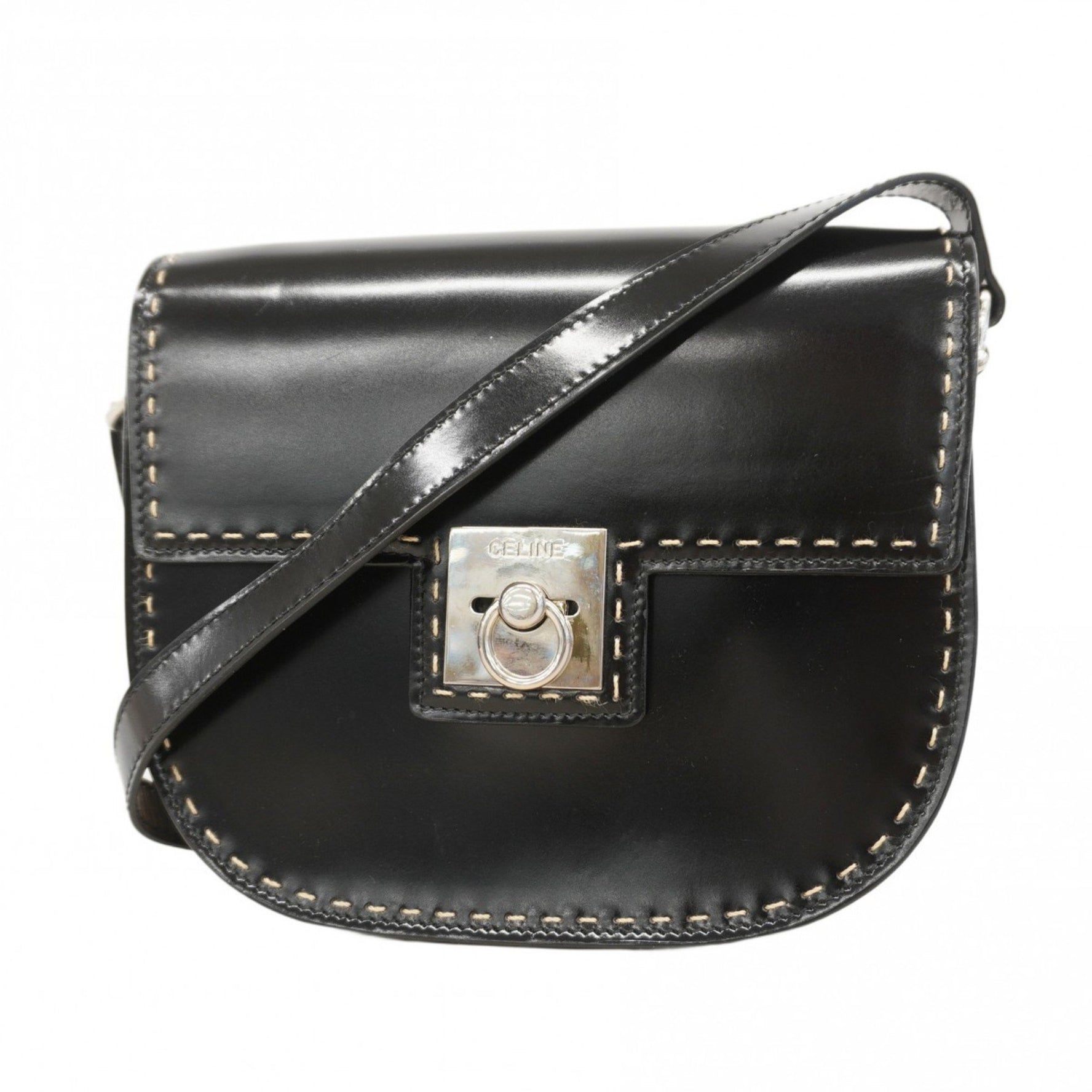 Celine shoulder bag leather