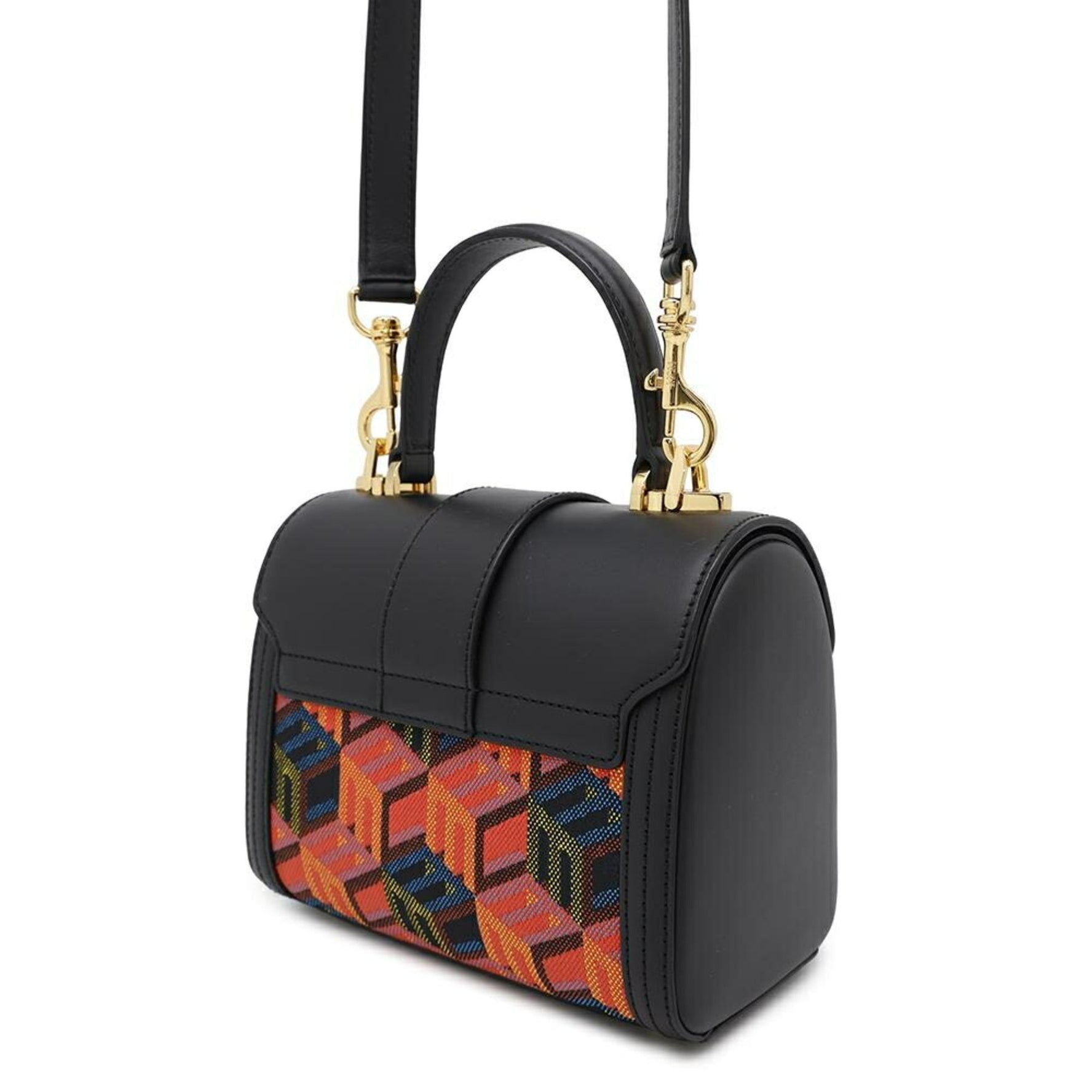 MCM Handbag Cubic Small Shoulder Bag Black