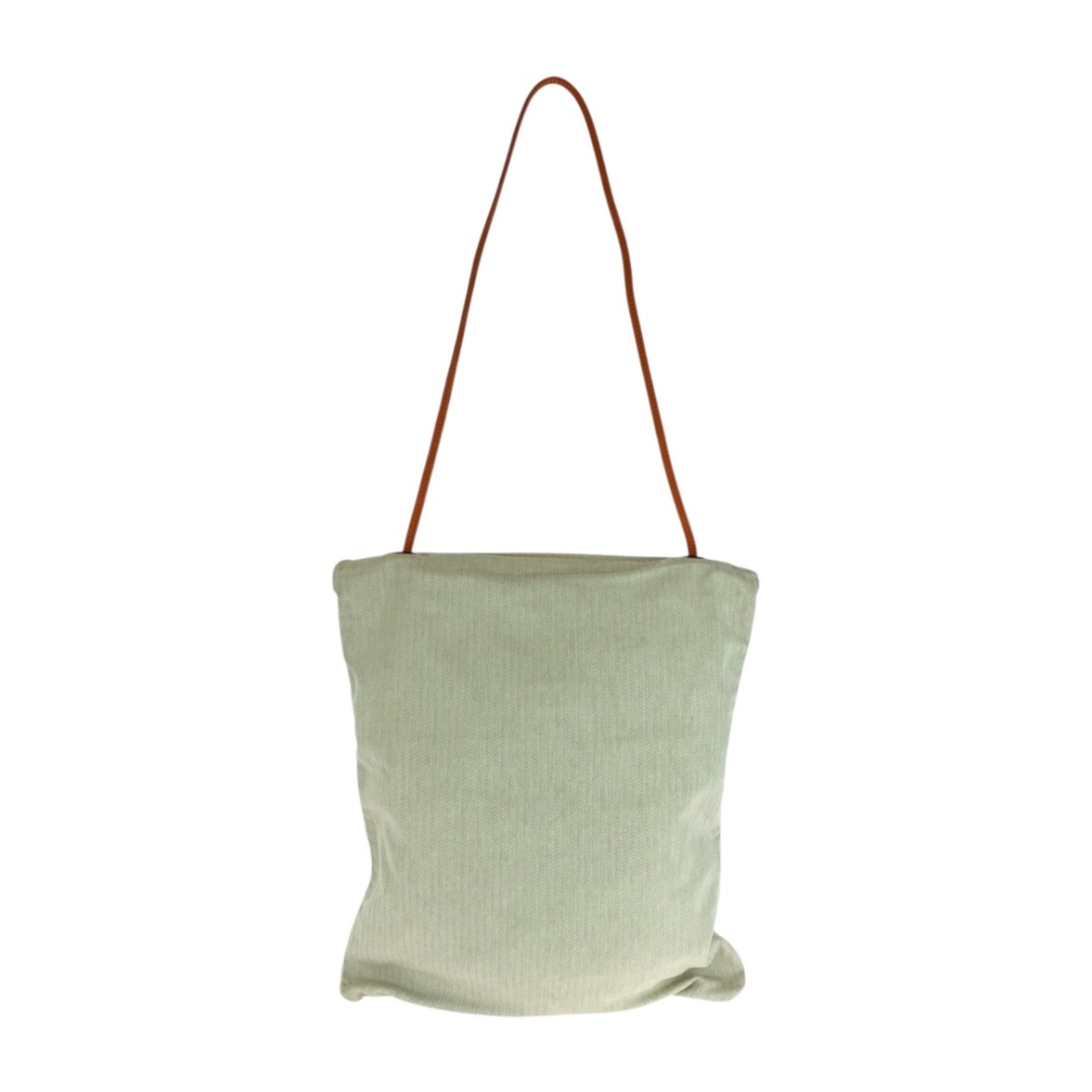 HERMES Aline GM White, Orange, Gold Hardware Canvas Toile Chevron Tote Bag Shoulder