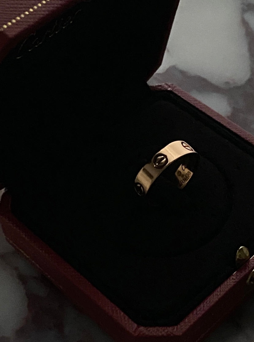 Cartier Love Ring Rose Gold